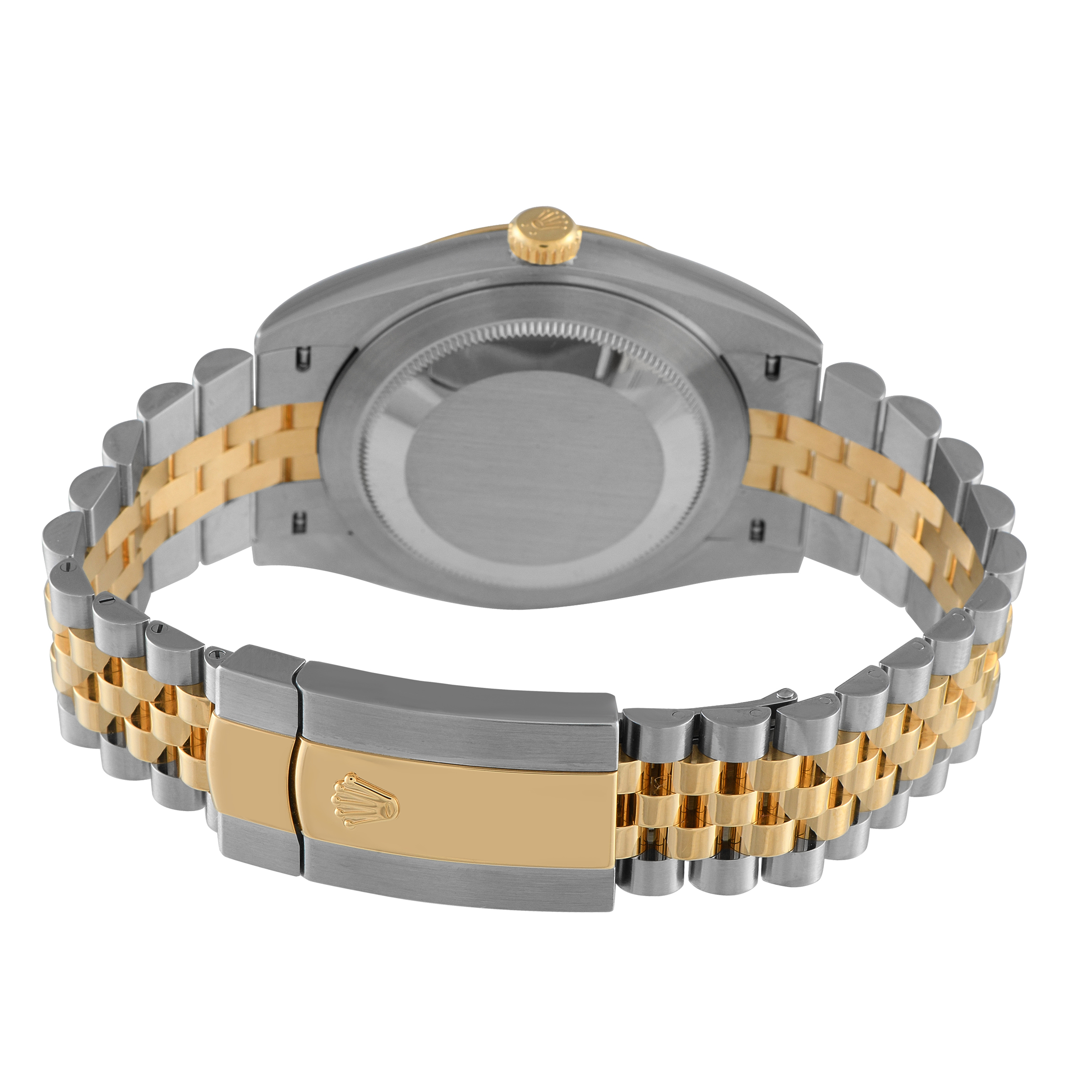 Rolex Datejust 41 Black Dial Two-Tone Jubilee Watch 126333 - Image 4