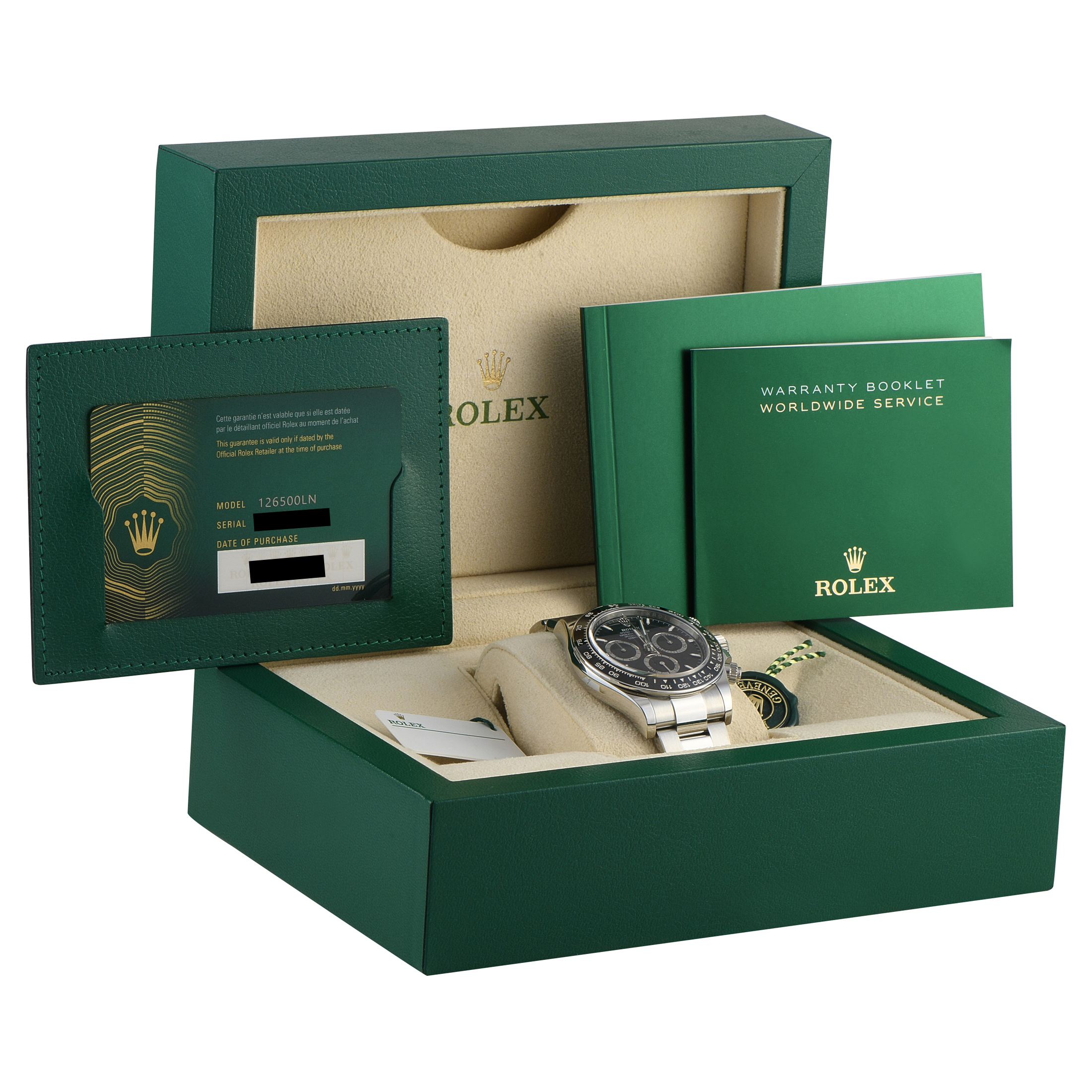 Rolex Daytona Black Dial Steel Watch 126500LN - Image 5