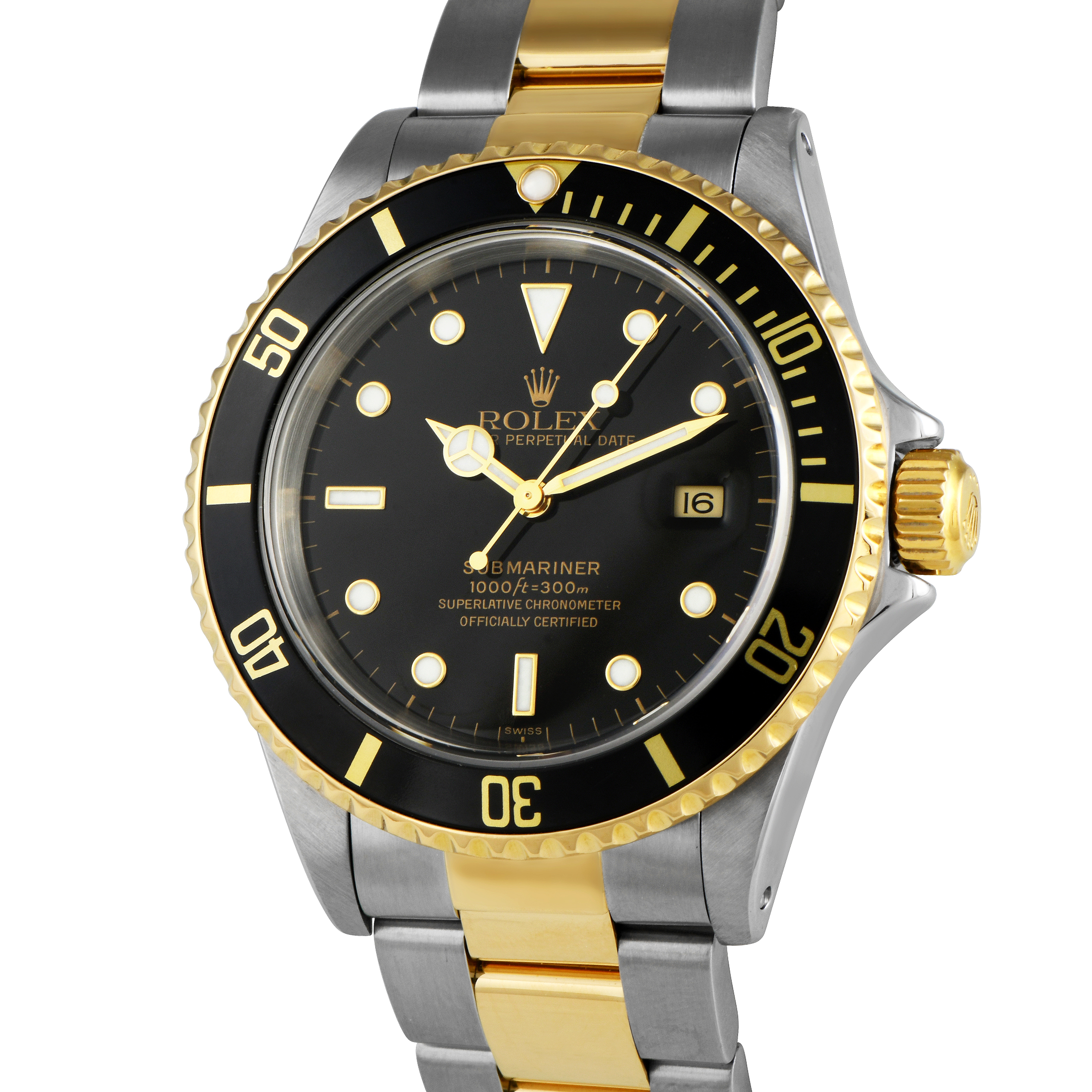 Rolex Submariner Date Two-Tone Watch 16613 - Image 2