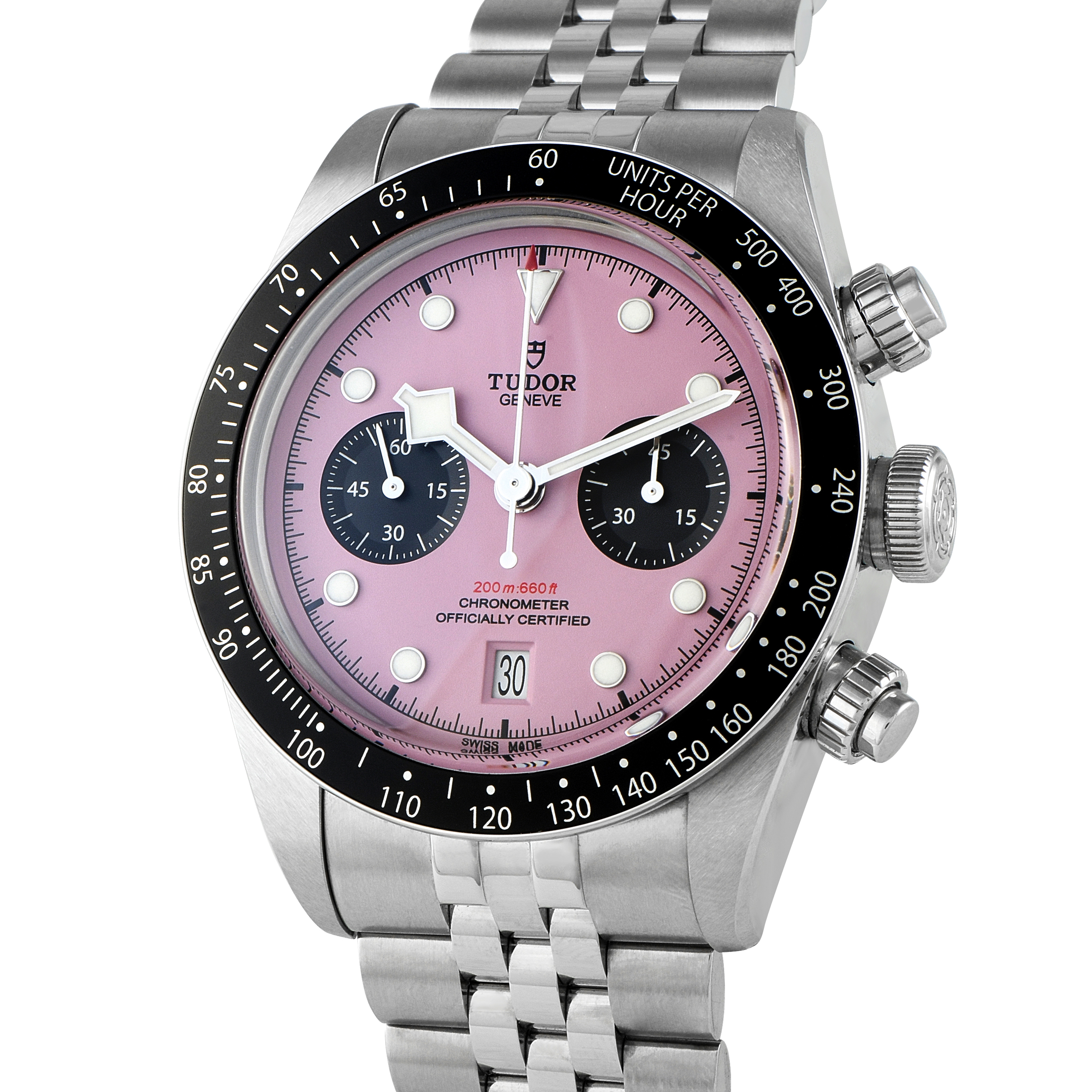 Tudor Black Bay Chrono Pink Dial Steel Watch 79360N-0019 - Image 2