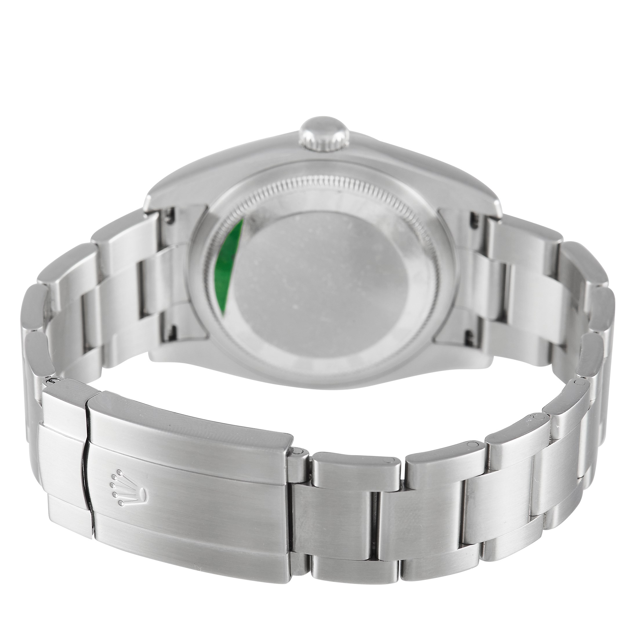 Rolex Oyster Perpetual 36 Silver Dial Steel Watch 116000 - Image 4