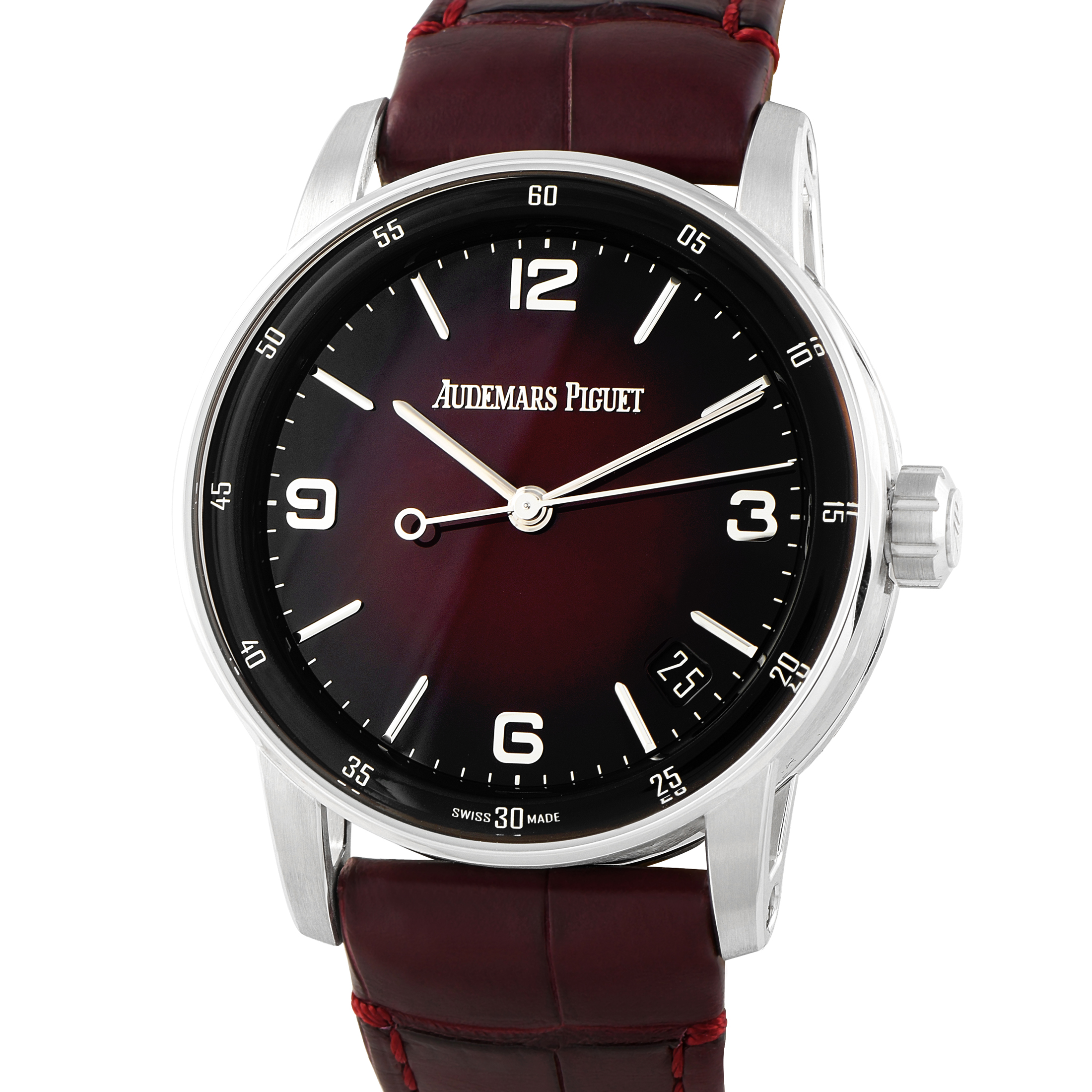 Audemars Piguet Code 11.59 Burgundy Dial White Gold Watch 15210BC.OO.A068CR.01 - Image 2