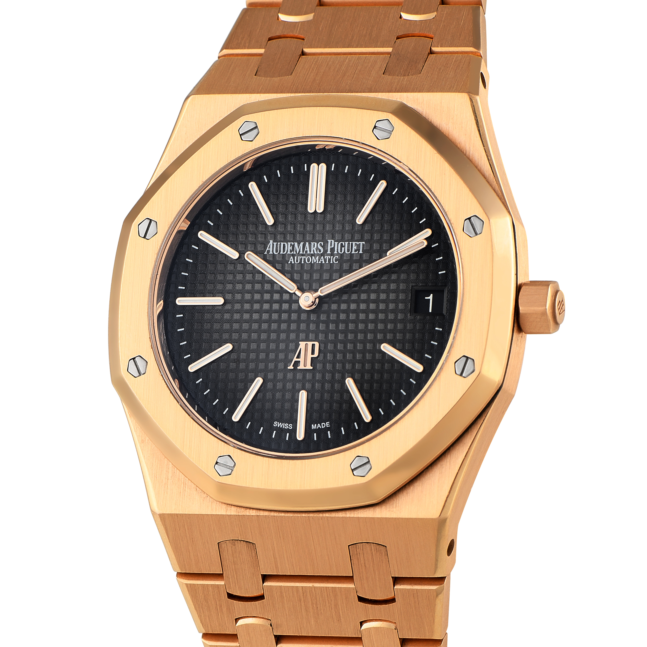 Audemars Piguet Royal Oak Jumbo Extra-Thin 50th Anniversary Rose Gold Watch 16202OR.OO.1240OR.01 - Image 2