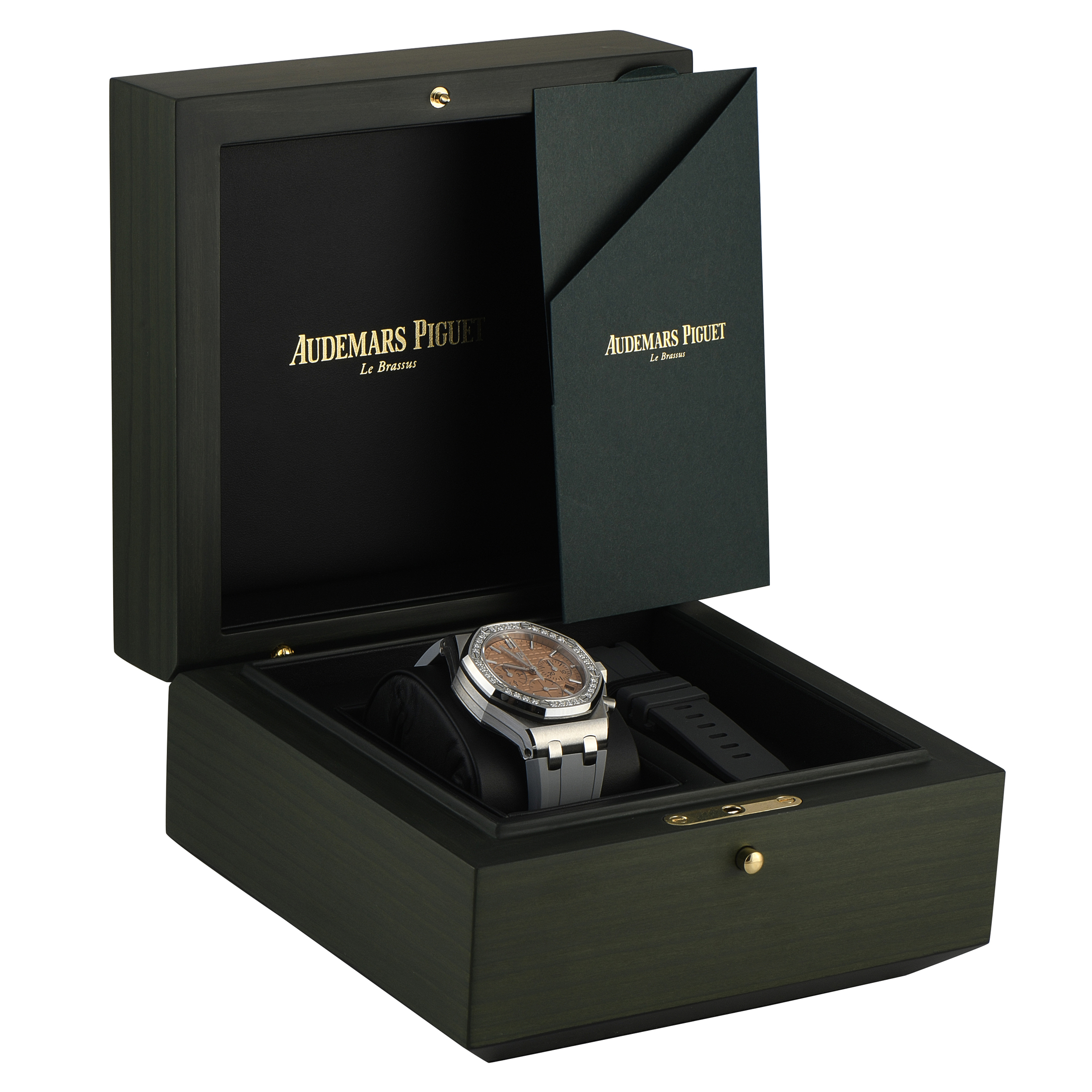Audemars Piguet Royal Oak Offshore Salmon Dial Diamond Bezel Watch 26231ST.ZZ.A178CA.01 - Image 5