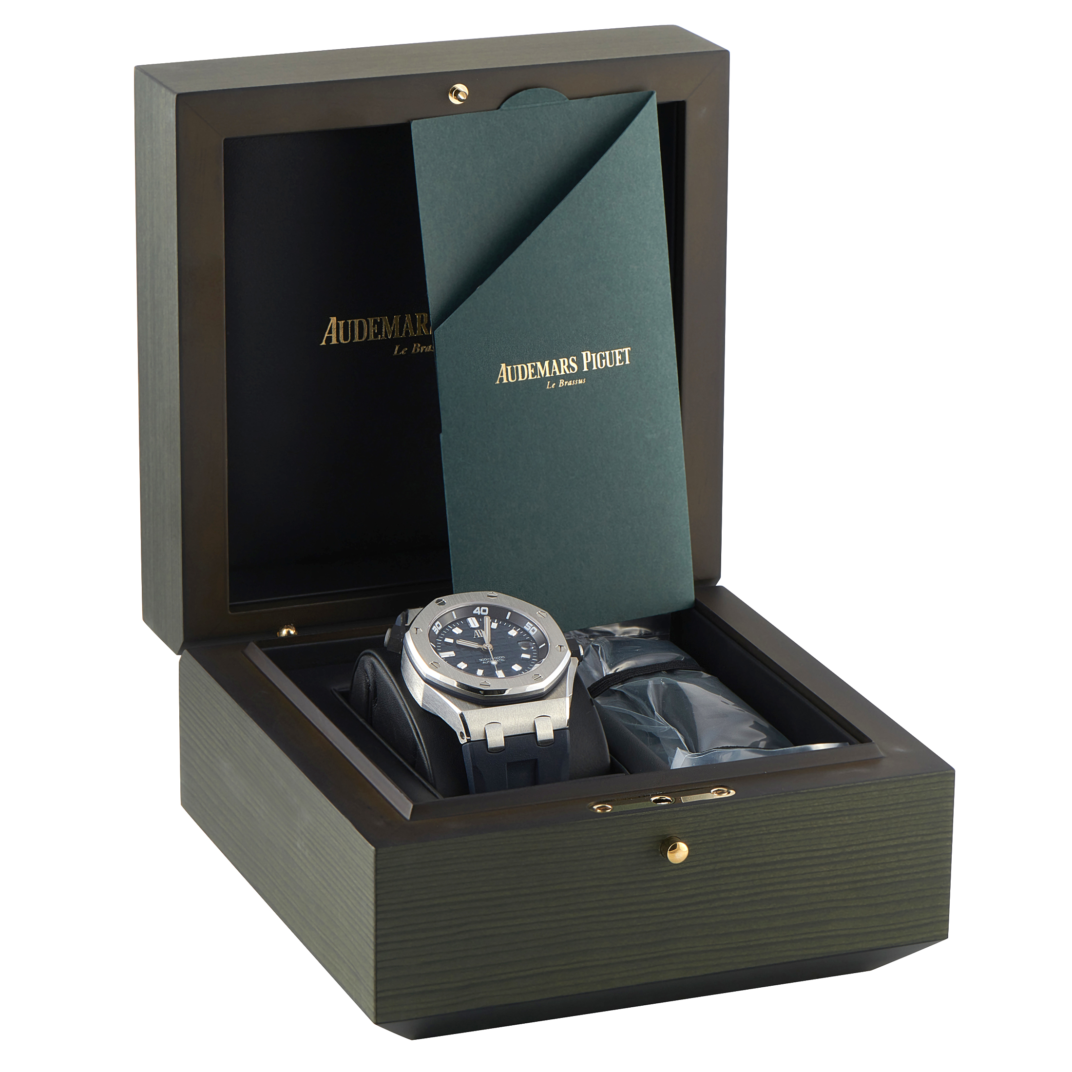 Audemars Piguet Royal Oak Offshore Diver Blue Dial Watch 15720ST.OO.A027CA.01 - Image 5