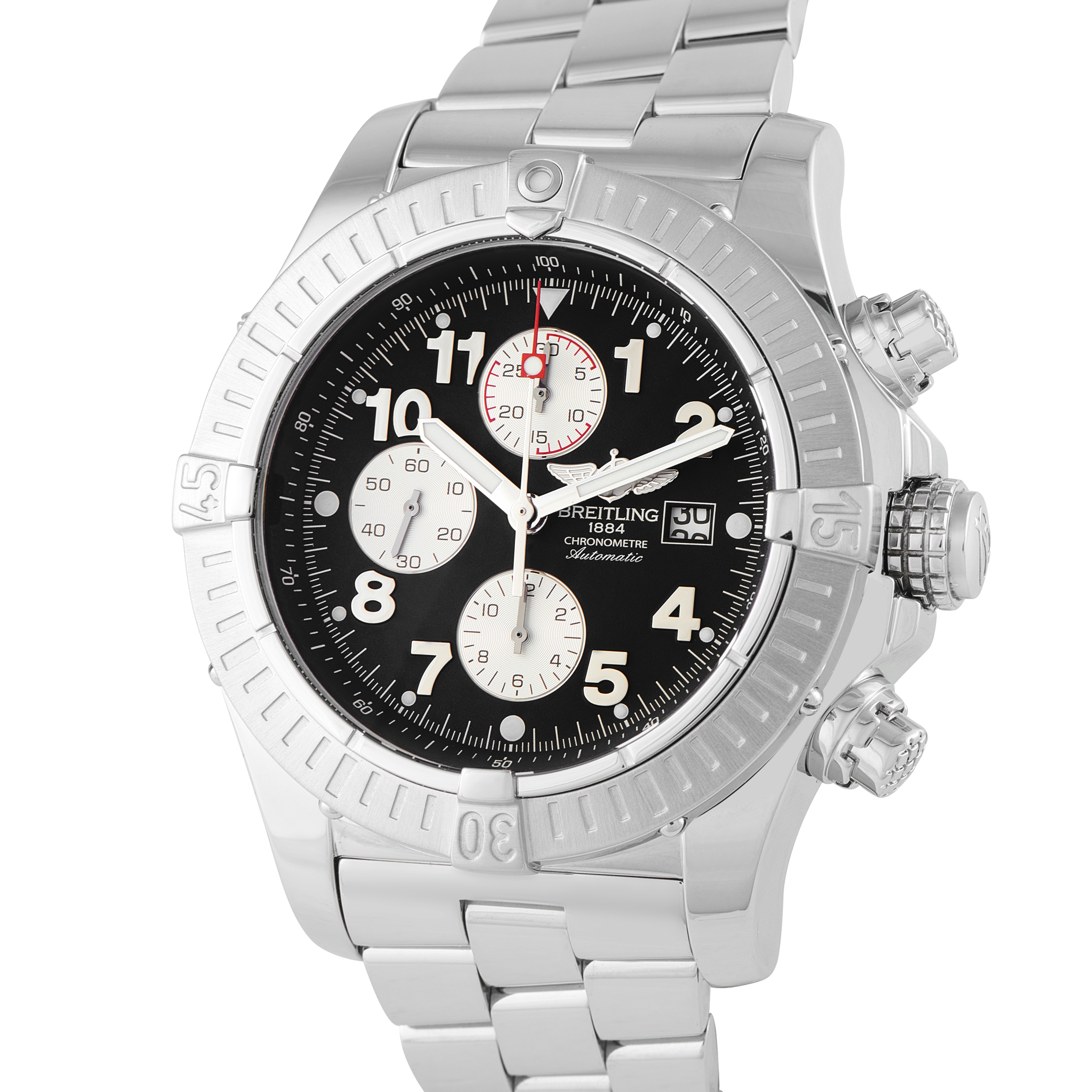 Breitling Super Avenger Chronograph Steel Watch A1337011/B682 - Image 2