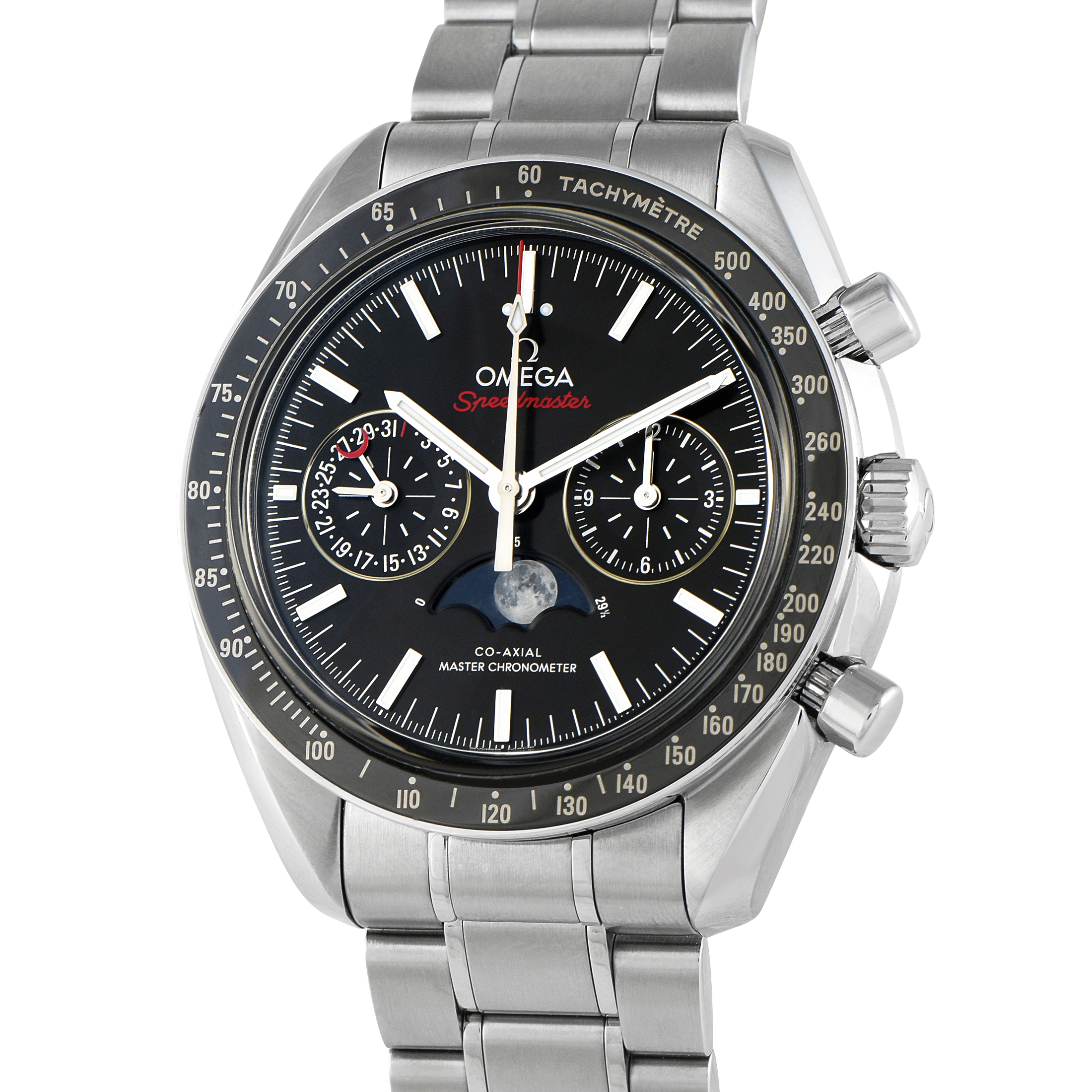 Omega Speedmaster Moonphase Chronograph Steel Watch 304.30.44.52.01.001 - Image 2