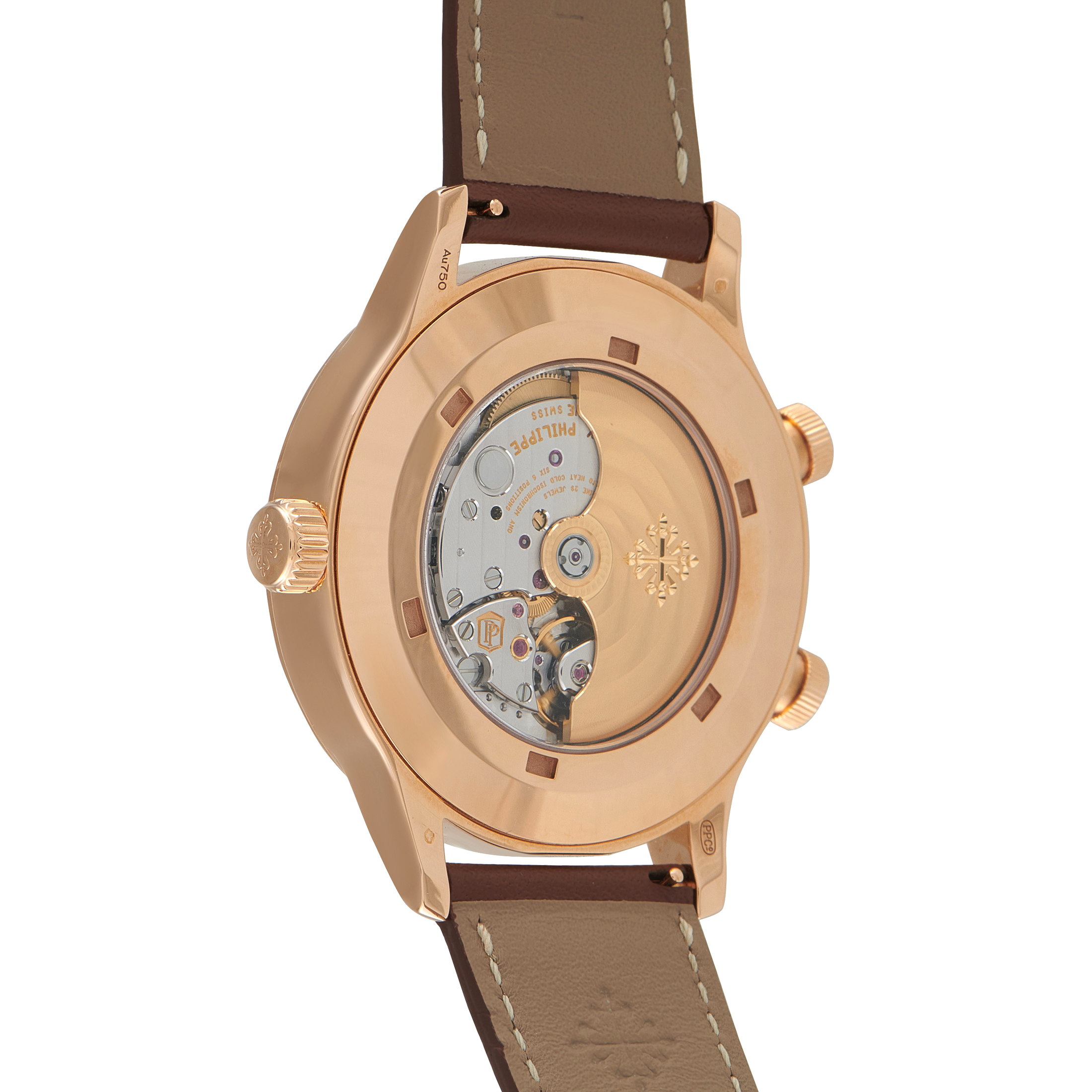 Patek Philippe Calatrava Pilot Travel Time Rose Gold Watch 5524R-001 - Image 3