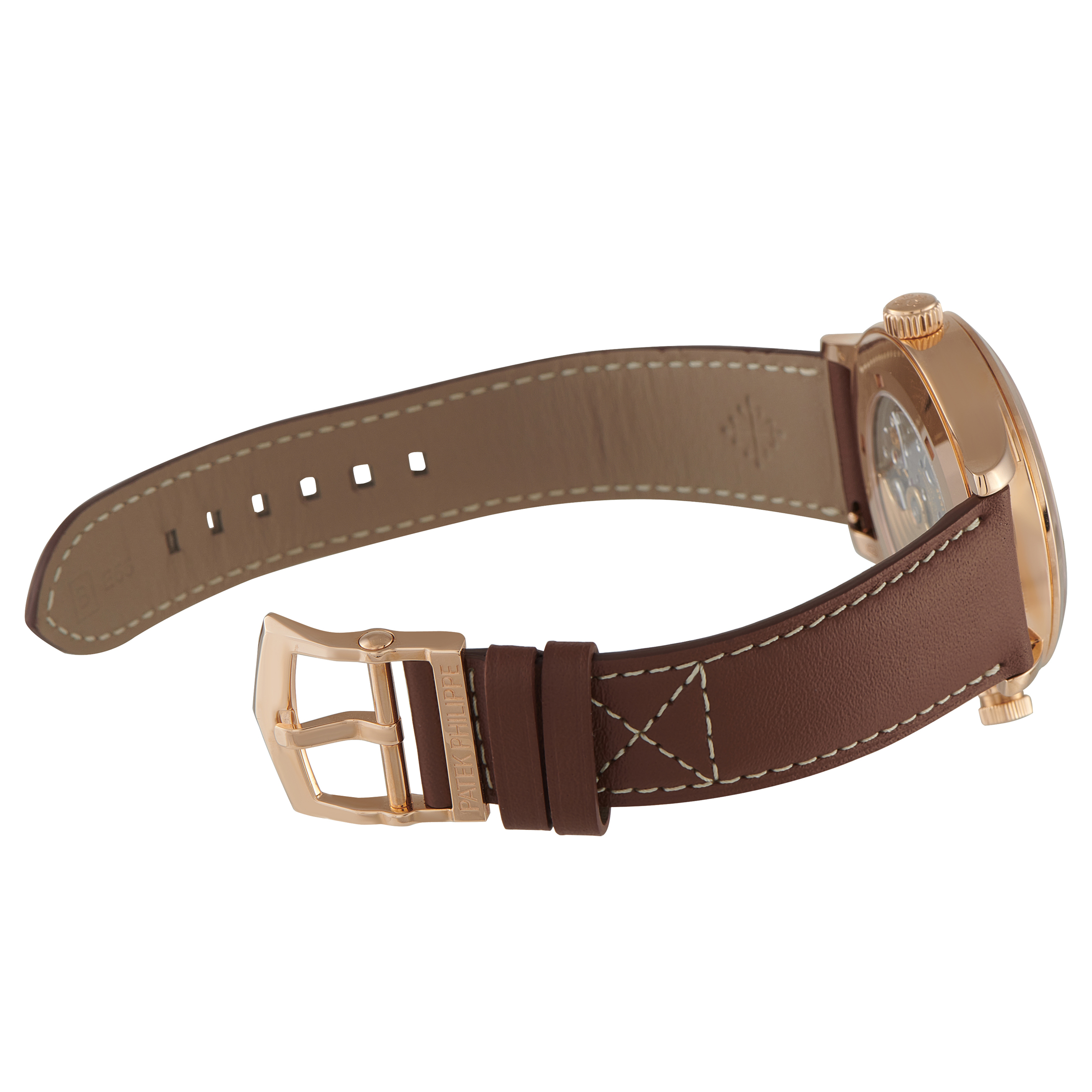 Patek Philippe Calatrava Pilot Travel Time Rose Gold Watch 5524R-001 - Image 4
