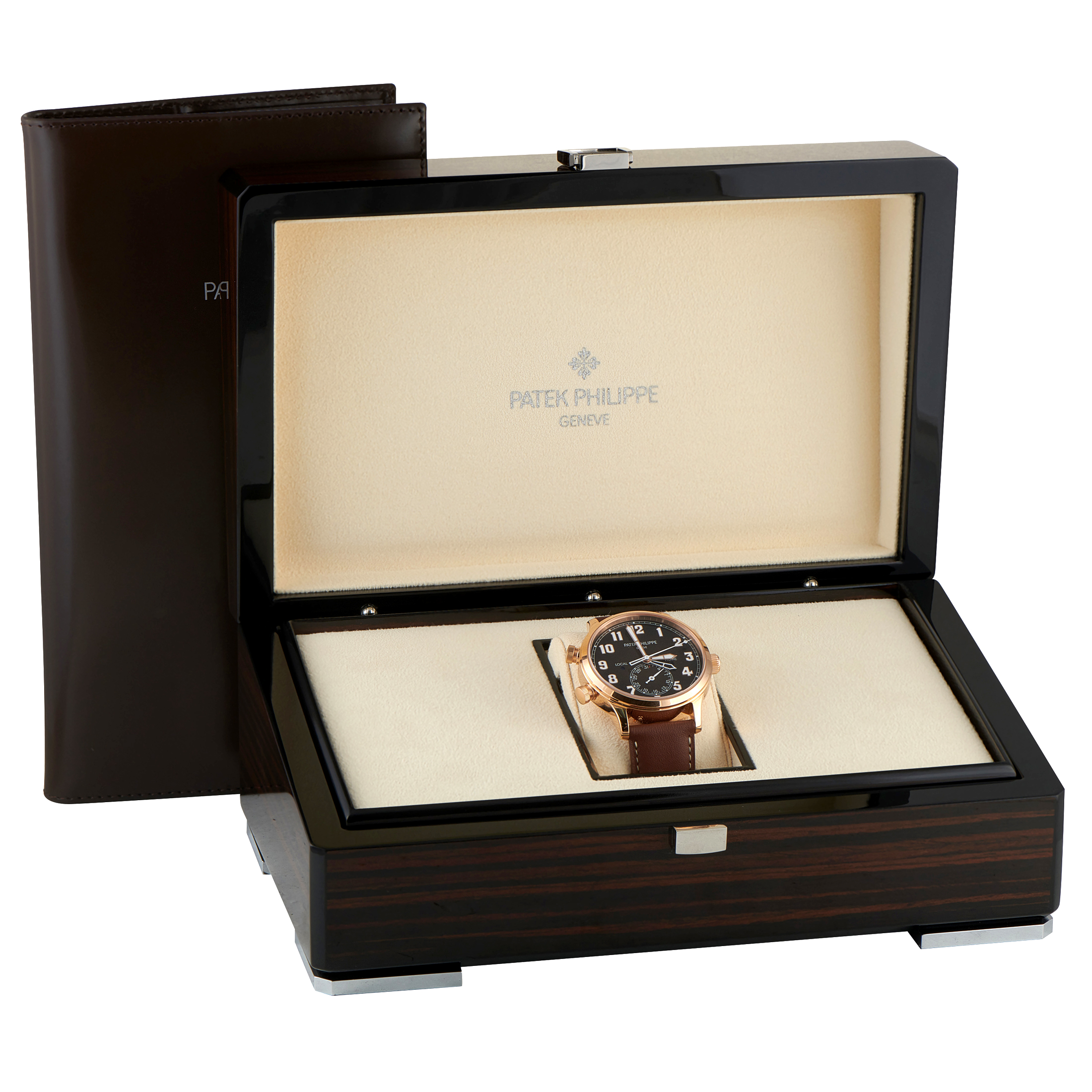 Patek Philippe Calatrava Pilot Travel Time Rose Gold Watch 5524R-001 - Image 5