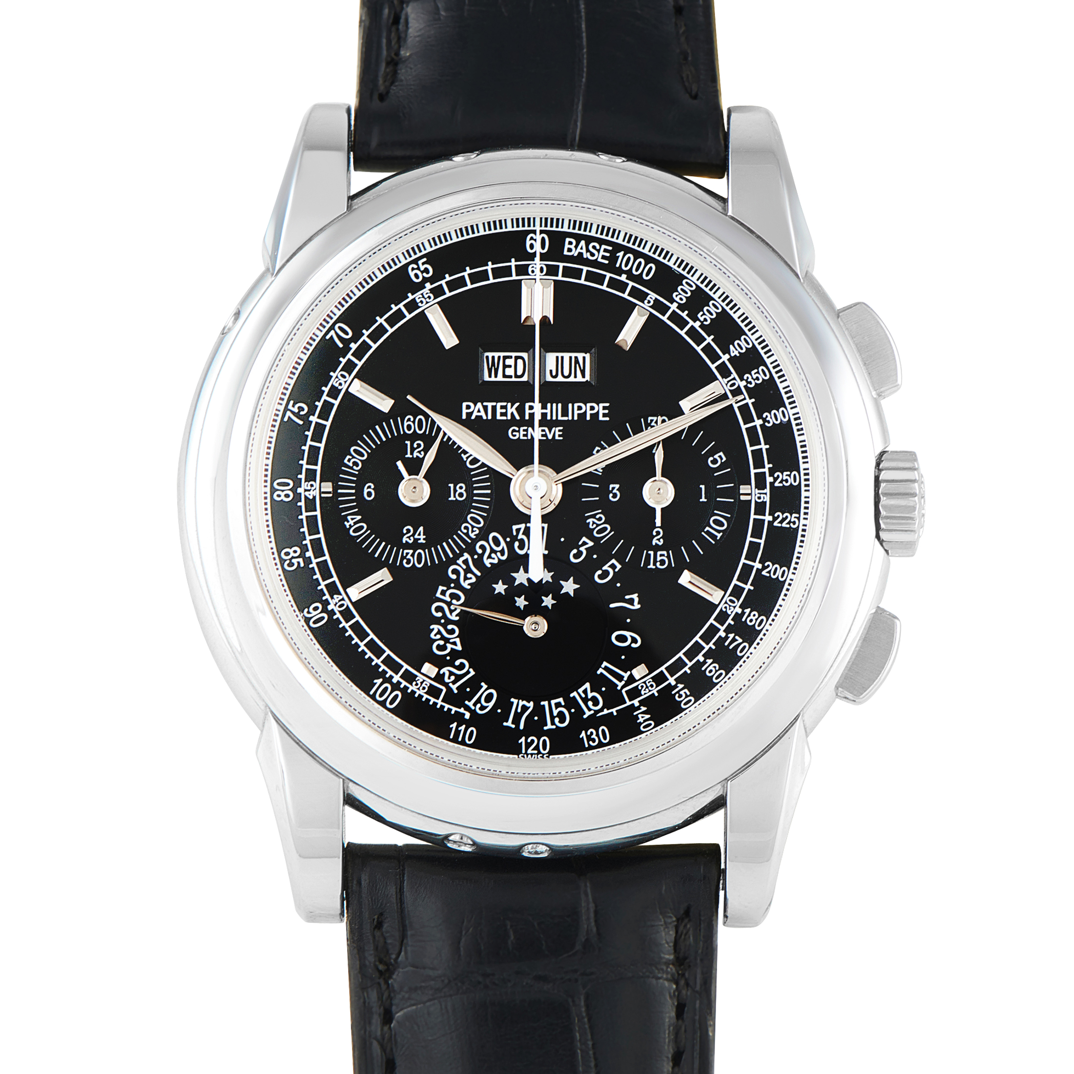 Patek Philippe Perpetual Calendar Chronograph Platinum Watch 5970P-001