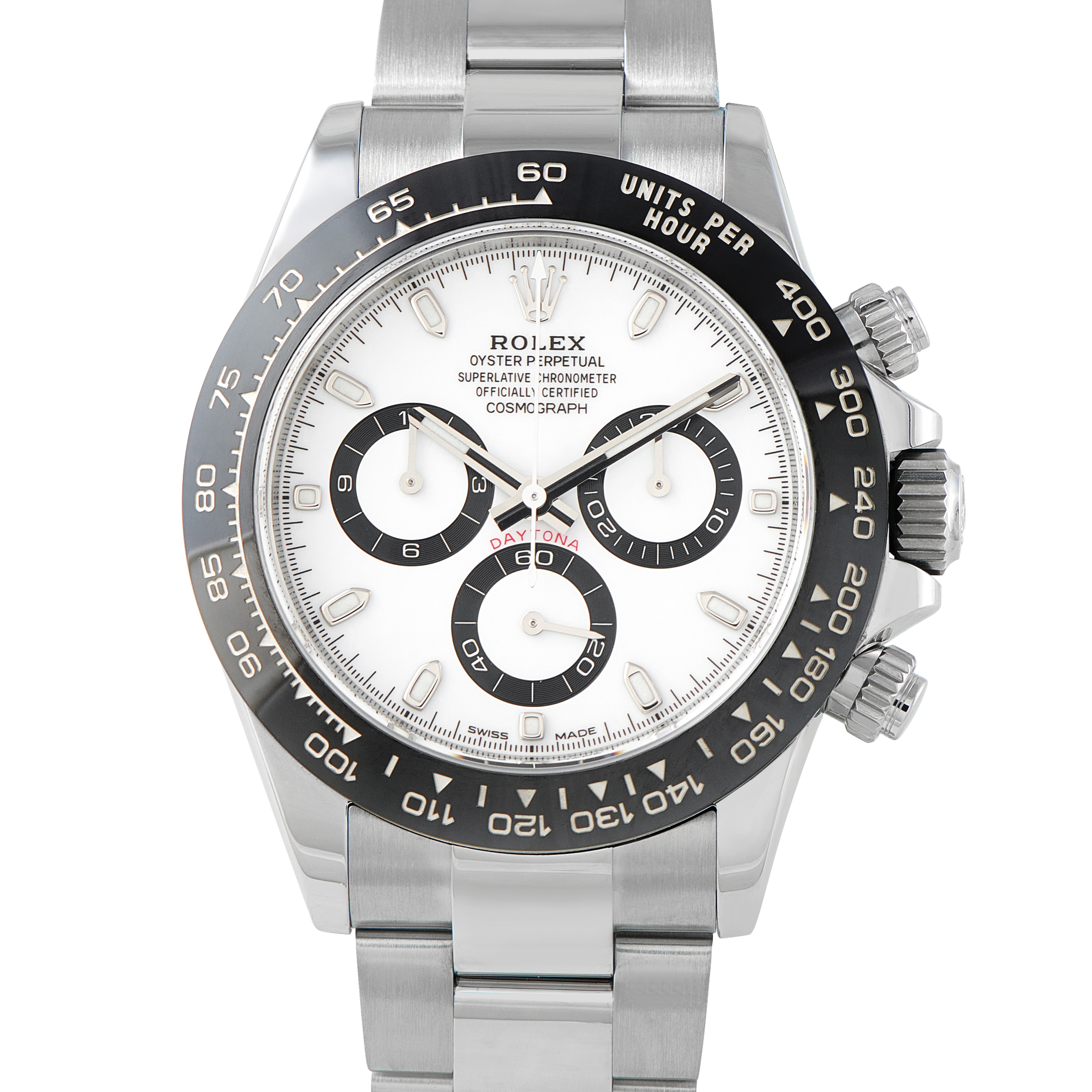Rolex Daytona White Dial Steel Watch 116500LN