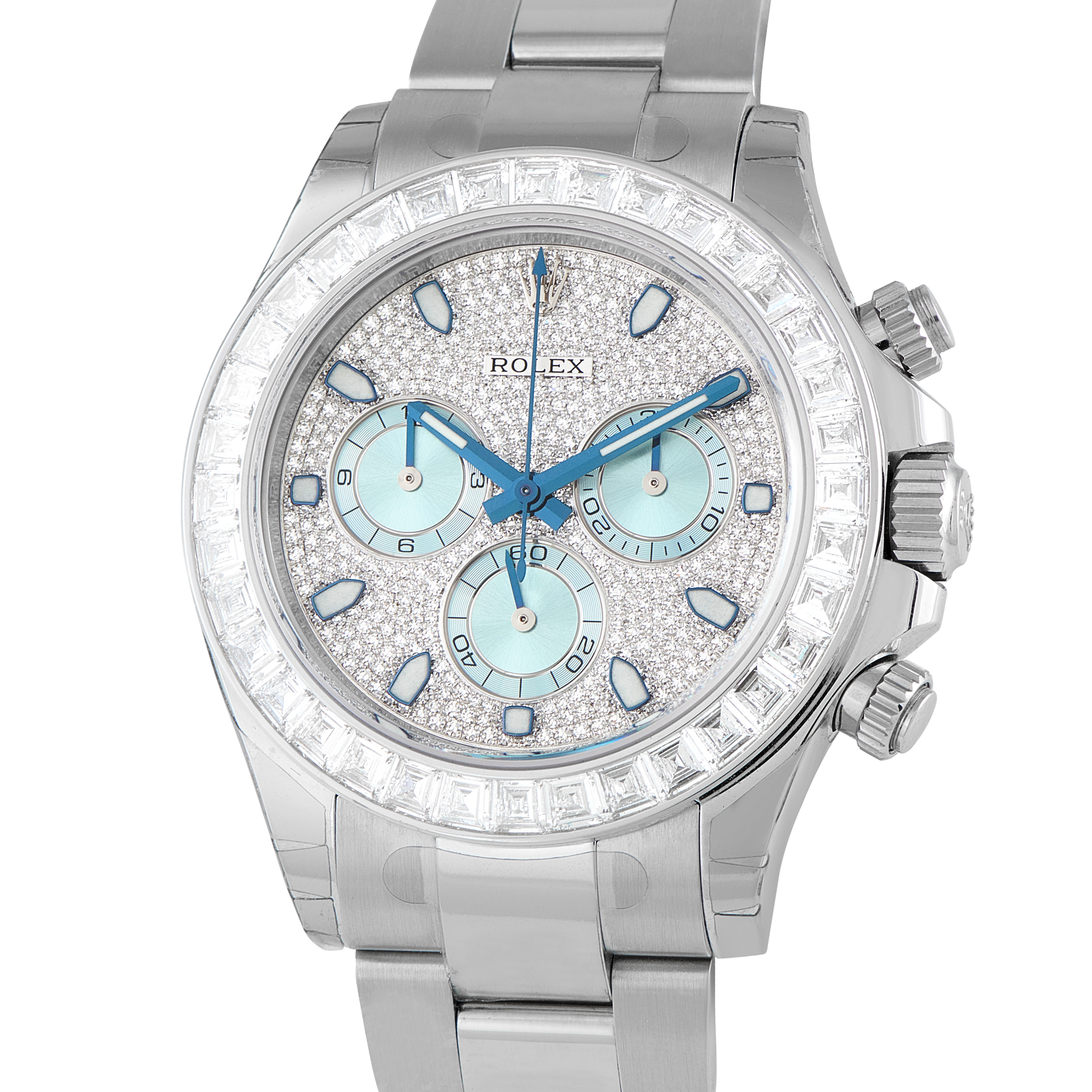 Rolex Daytona Diamond Pave Dial Platinum Watch 116576TBR - Image 2
