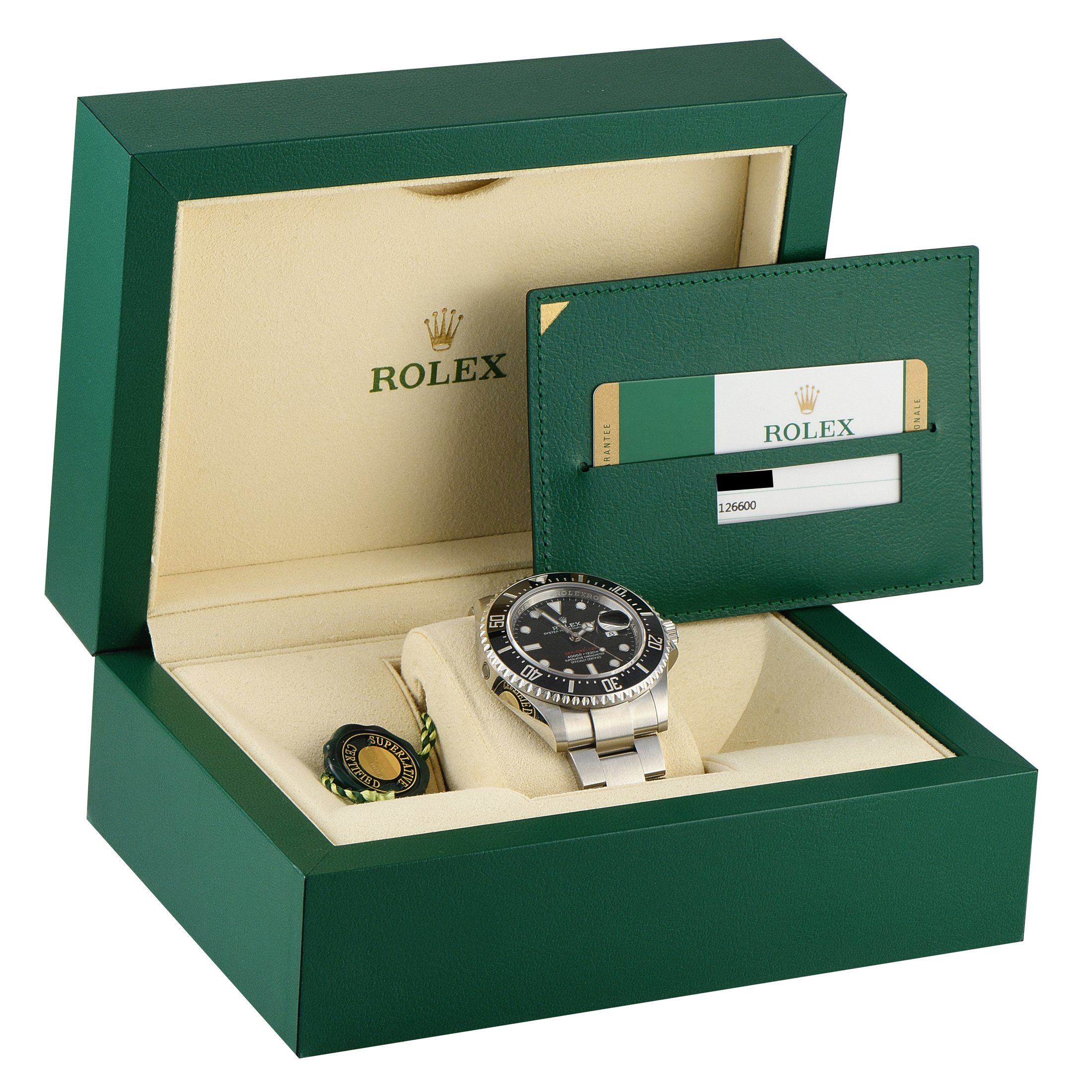 Rolex Deepsea Sea-Dweller Black Dial Steel Watch 126660 - Image 5
