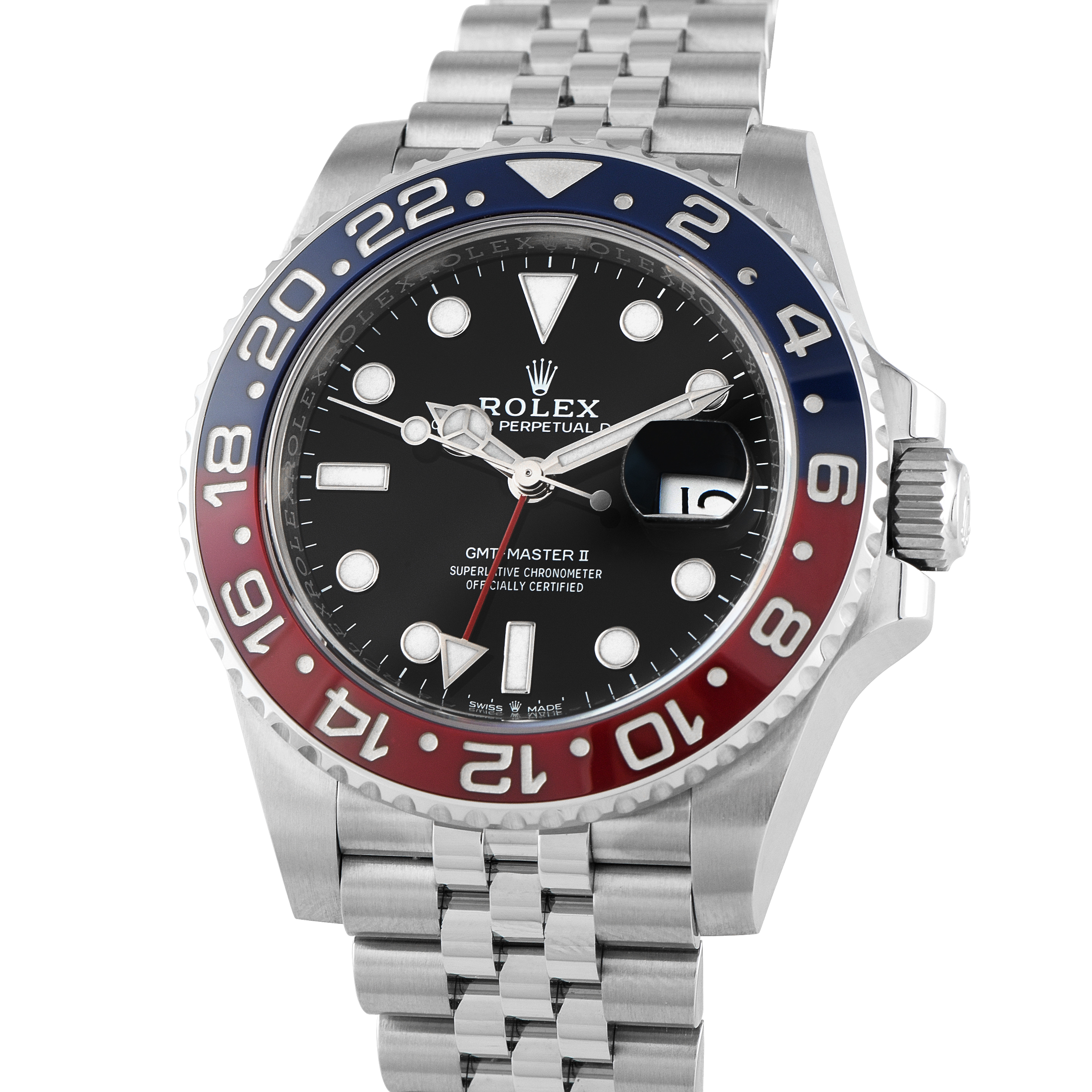 Rolex GMT-Master II Pepsi Steel Jubilee Watch 126710BLRO - Image 2