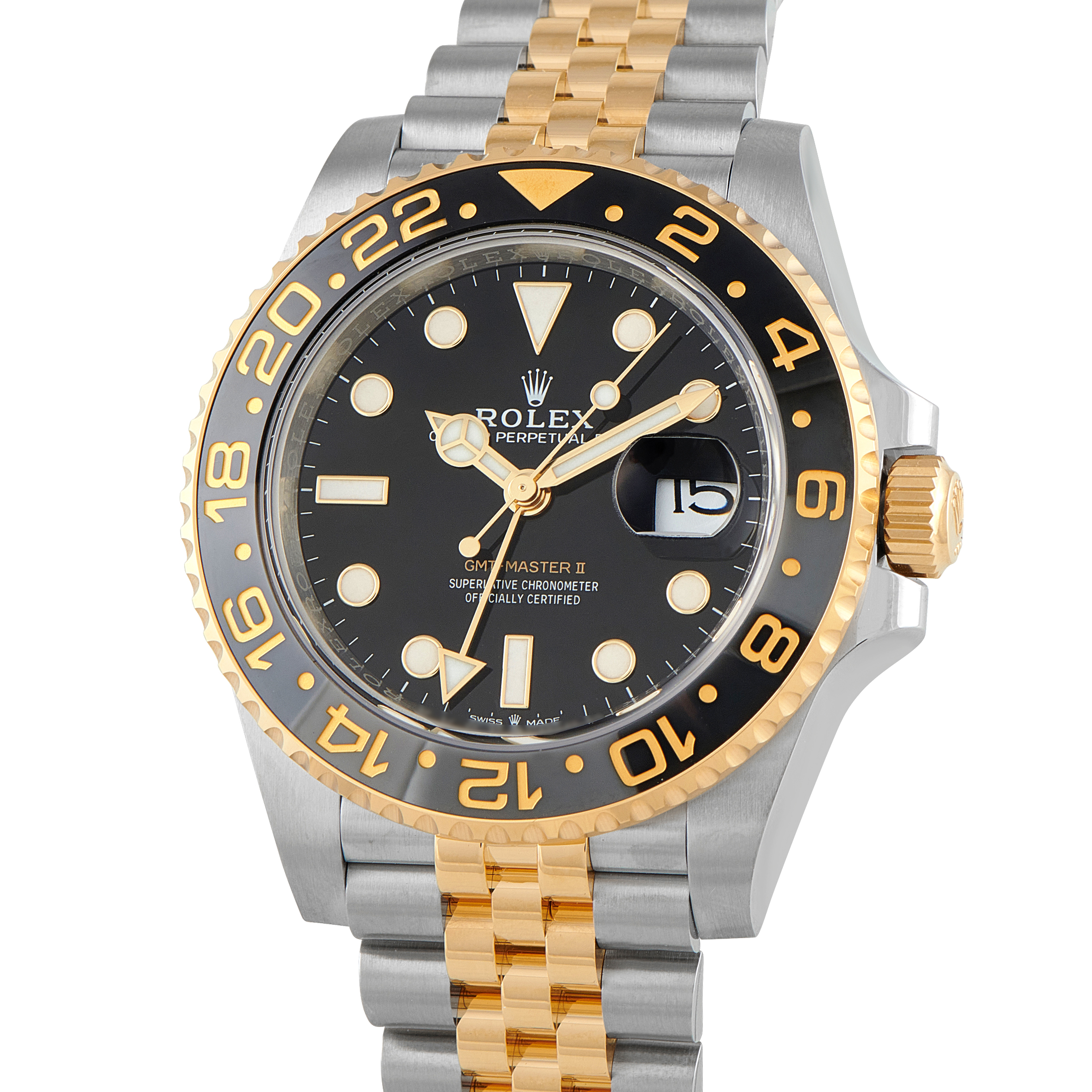 Rolex GMT-Master II Two-Tone Jubilee Watch 126713GRNR - Image 2