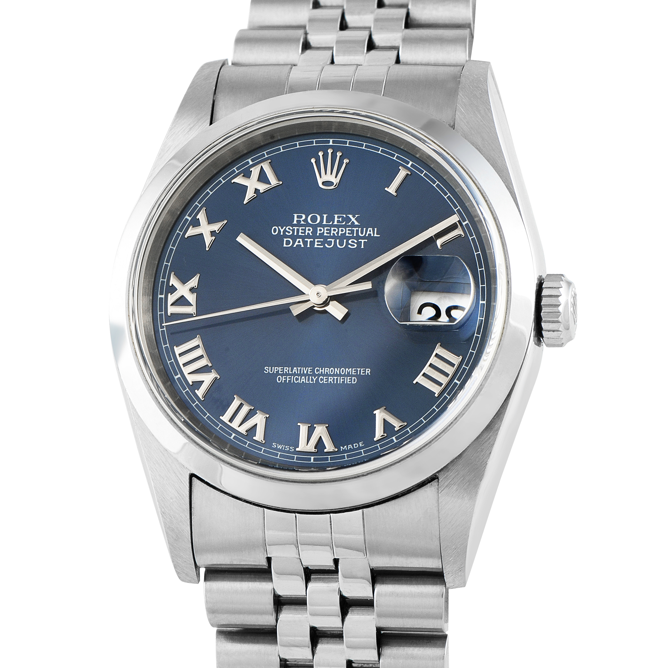 Rolex Datejust 36 Blue Dial Steel Jubilee Watch 116200-0069 - Image 2