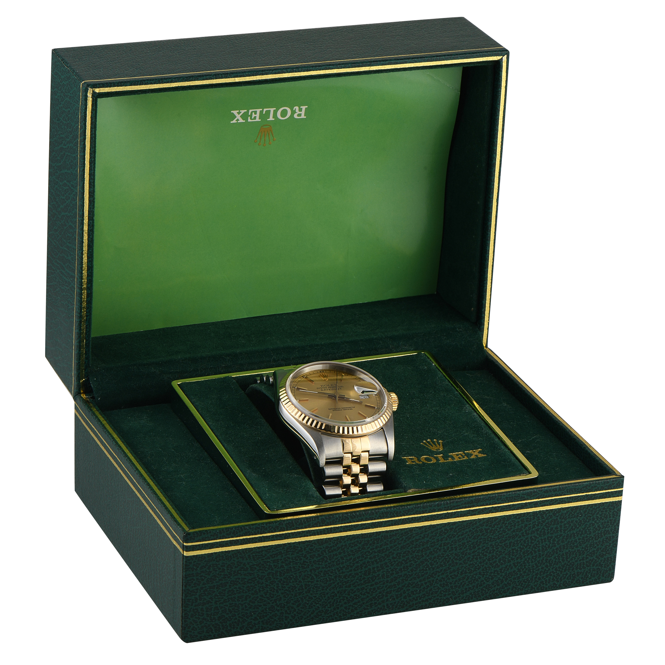 Rolex Datejust 36 Champagne Dial Two-Tone Jubilee Watch 16233 - Image 5