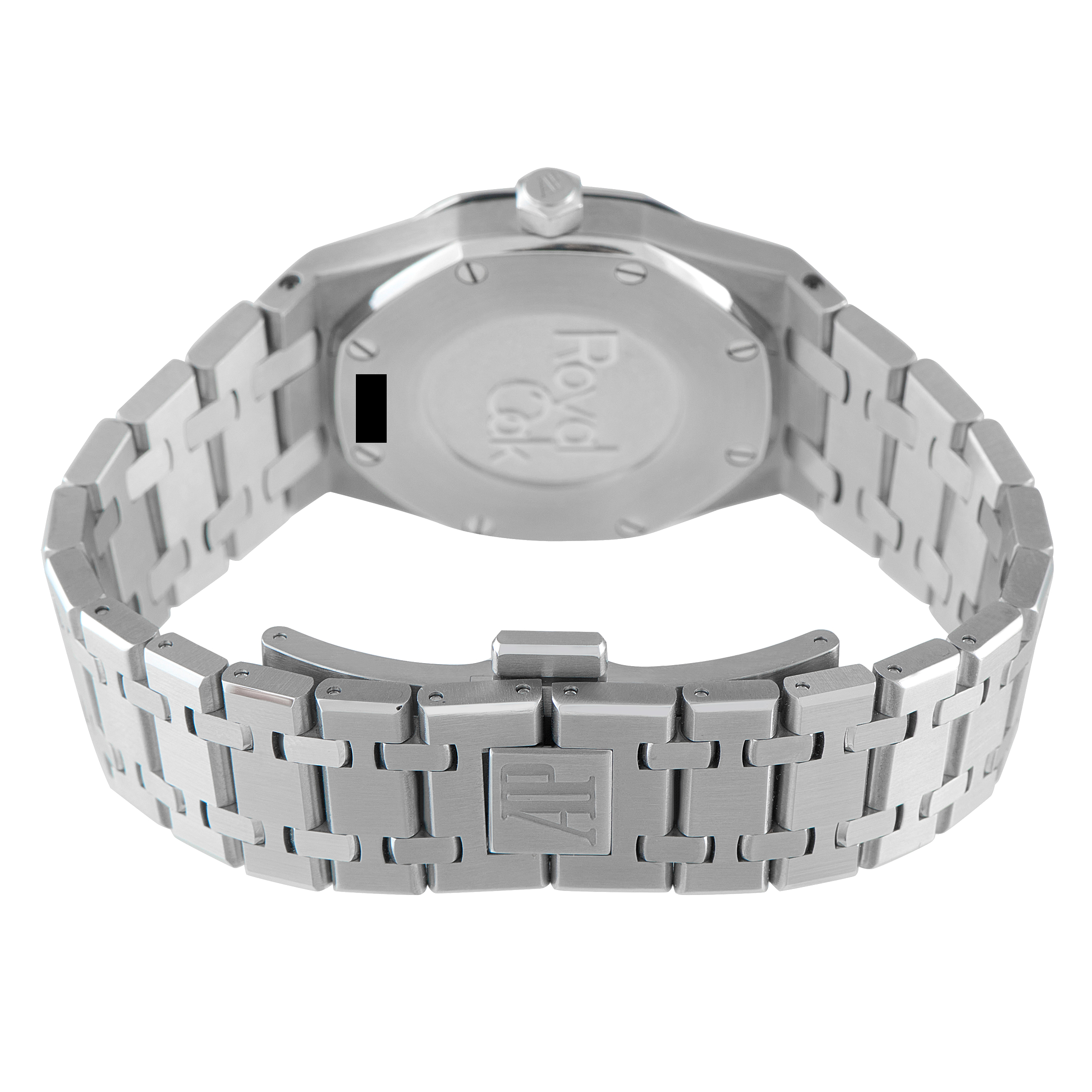 Audemars Piguet Royal Oak Silver Dial Diamond Bezel Quartz Watch 67651ST.ZZ.1261ST.01 - Image 4