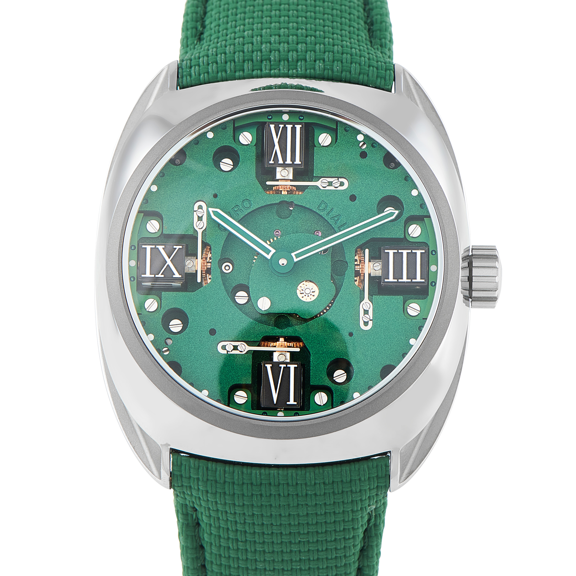 Byrne Gyro Dial Golf Edition Titanium Watch 10034-80100-225