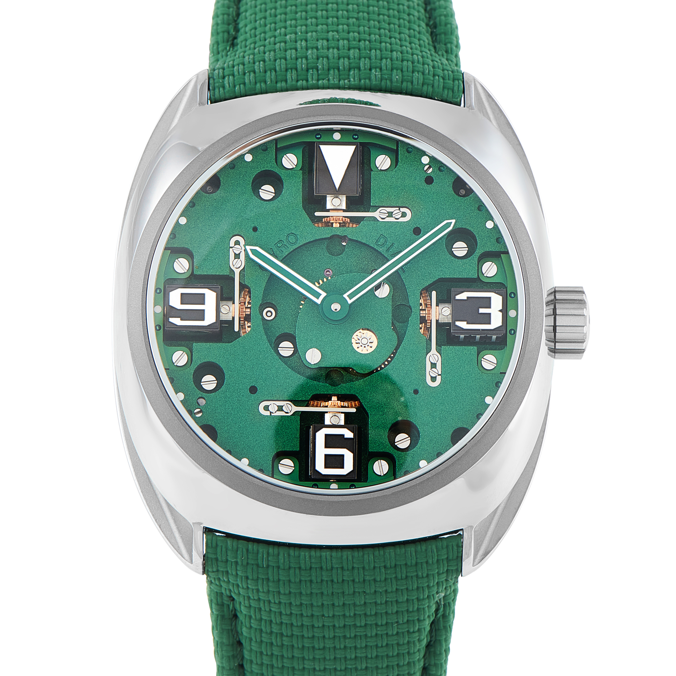 Byrne Gyro Dial Golf Edition Titanium Watch 10034-80100-225 - Image 2