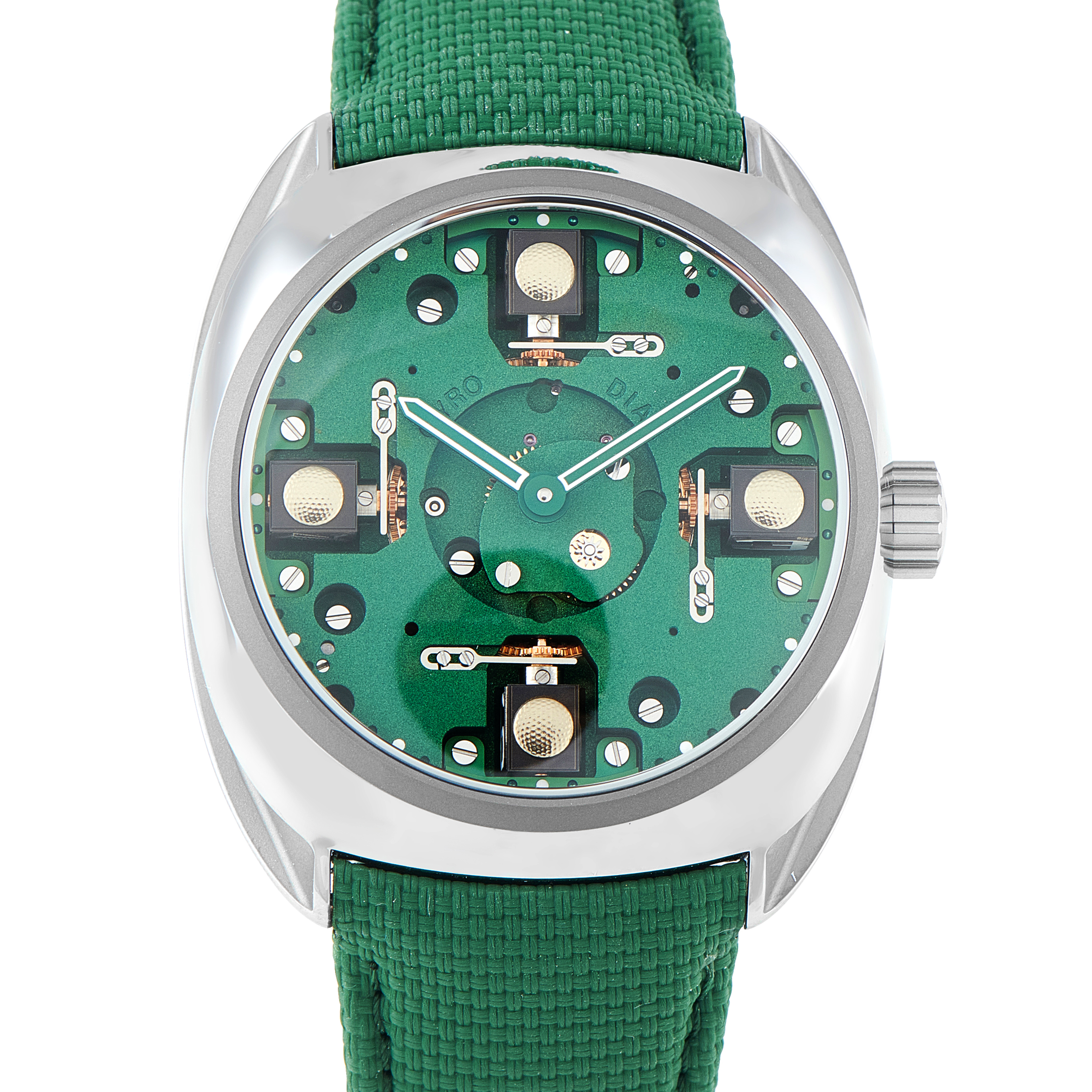 Byrne Gyro Dial Golf Edition Titanium Watch 10034-80100-225 - Image 3