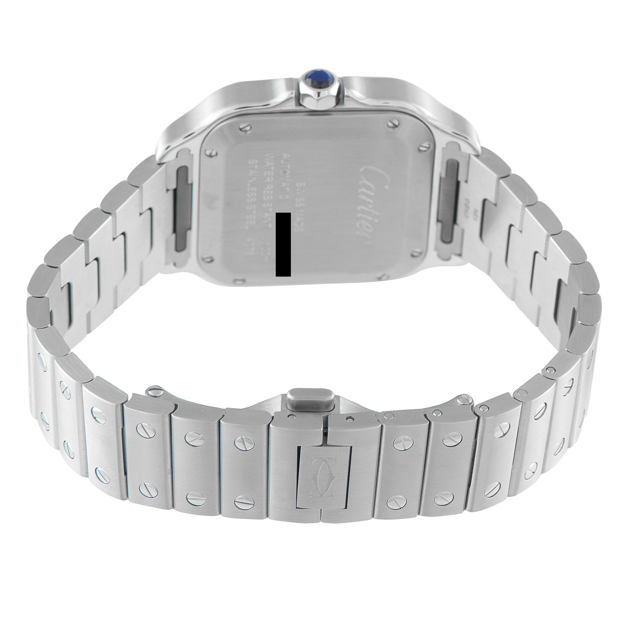 Cartier Santos Medium Model Steel Watch WSSA0029 - Image 4