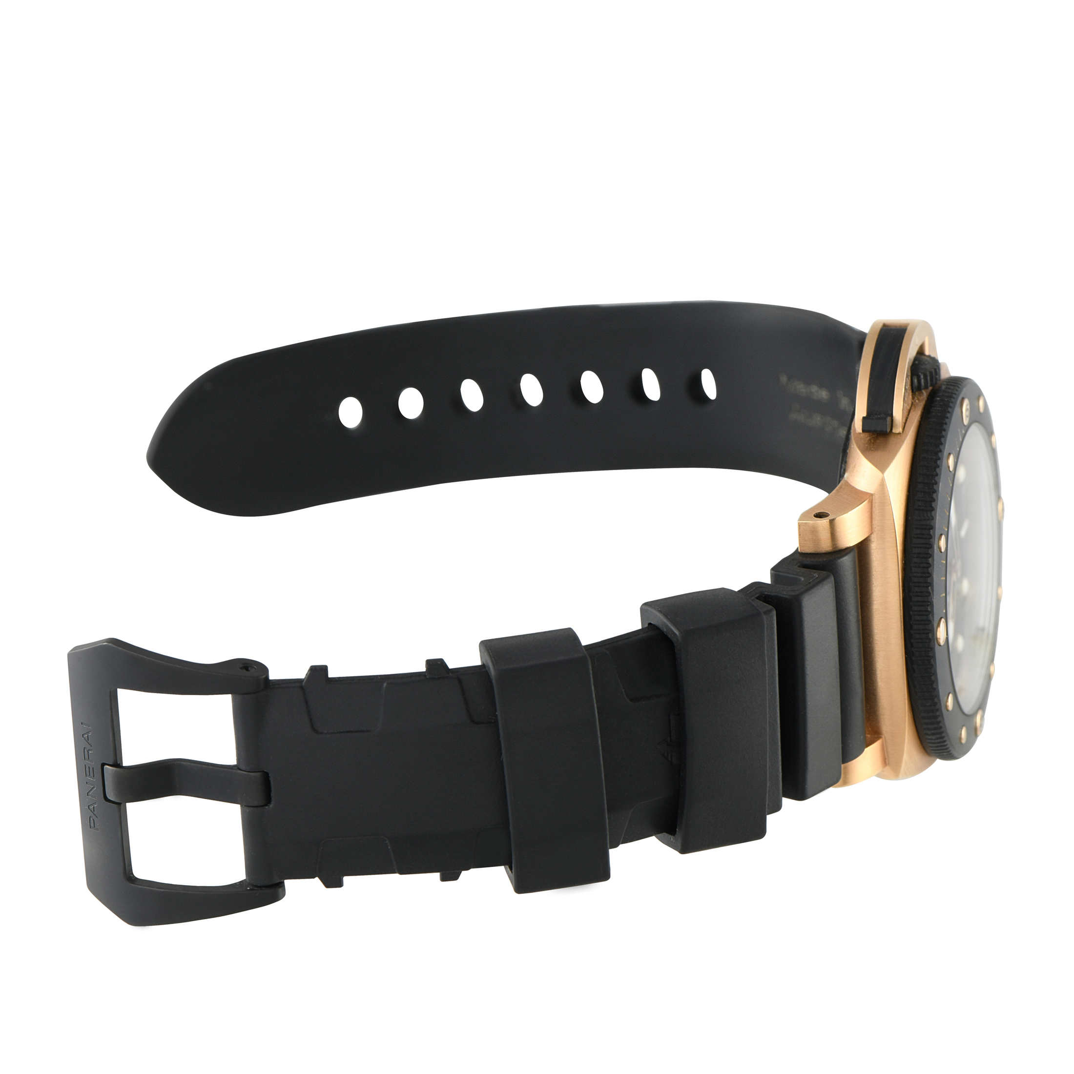 Officine Panerai Luminor Submersible Goldtech OroCarbo Watch Pam01070