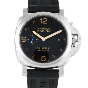 Pre-owned Panerai Luminor Marina 1950 44mm steel black sandwich dial, ref. PAM01359