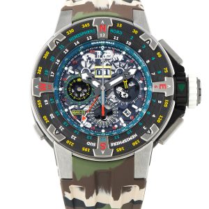 Pre-owned Richard Mille RM 60-01 Les Voiles de St-Barth titanium carbon flyback 2022