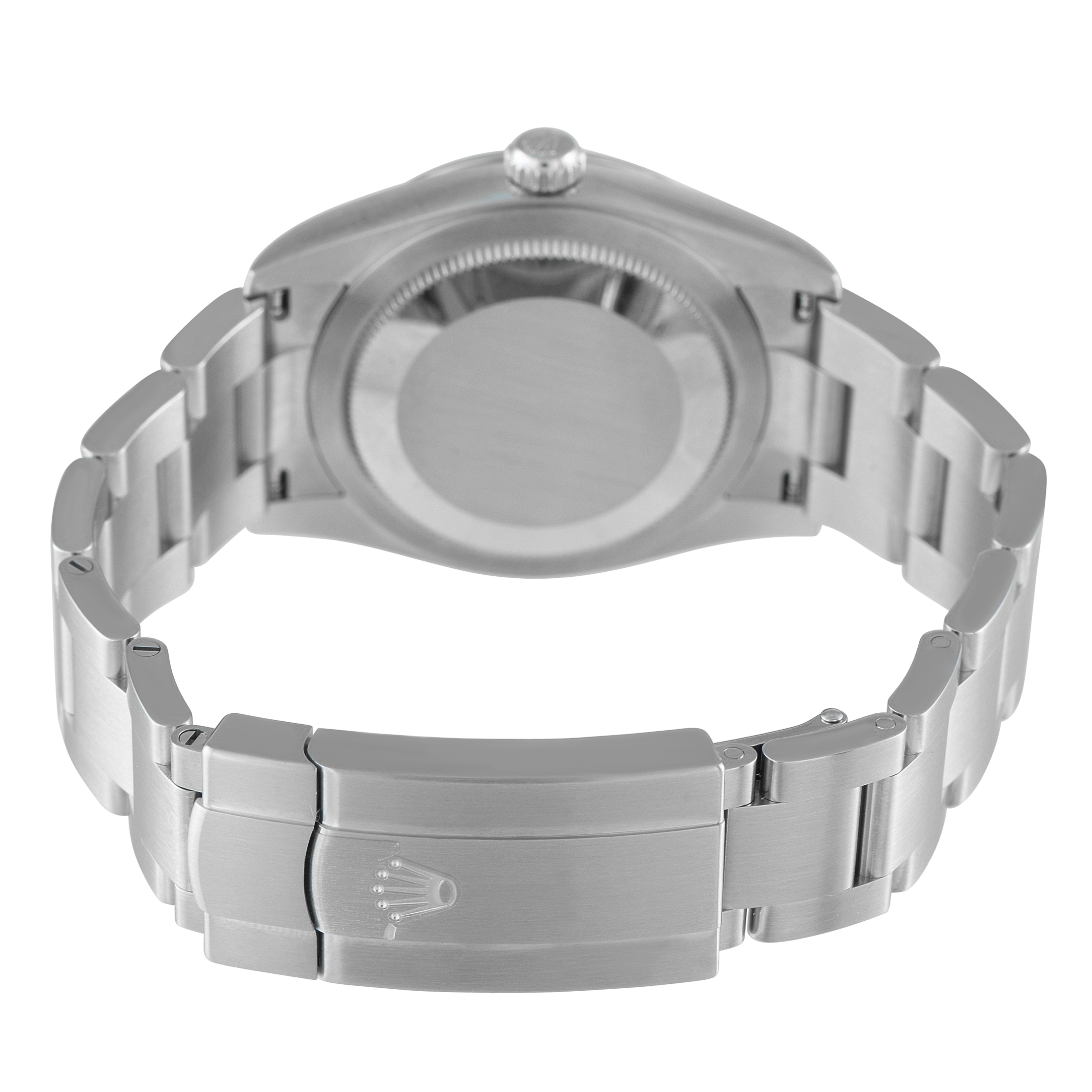 Rolex Oyster Perpetual 34 Lavender Dial Steel Watch 124200 - Image 4