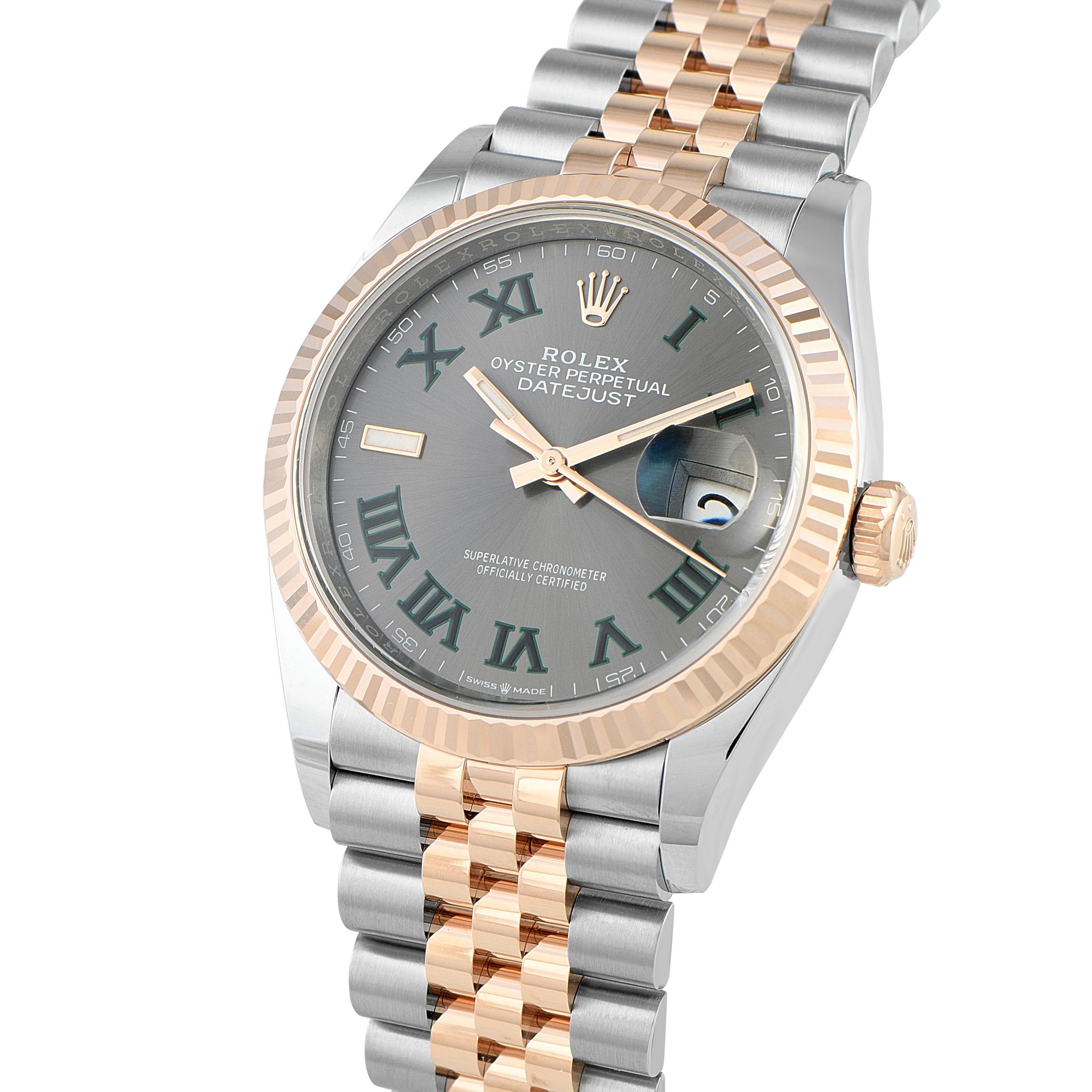 Rolex Datejust 36 Wimbledon Dial Two-Tone Jubilee Watch 126231 - Image 2