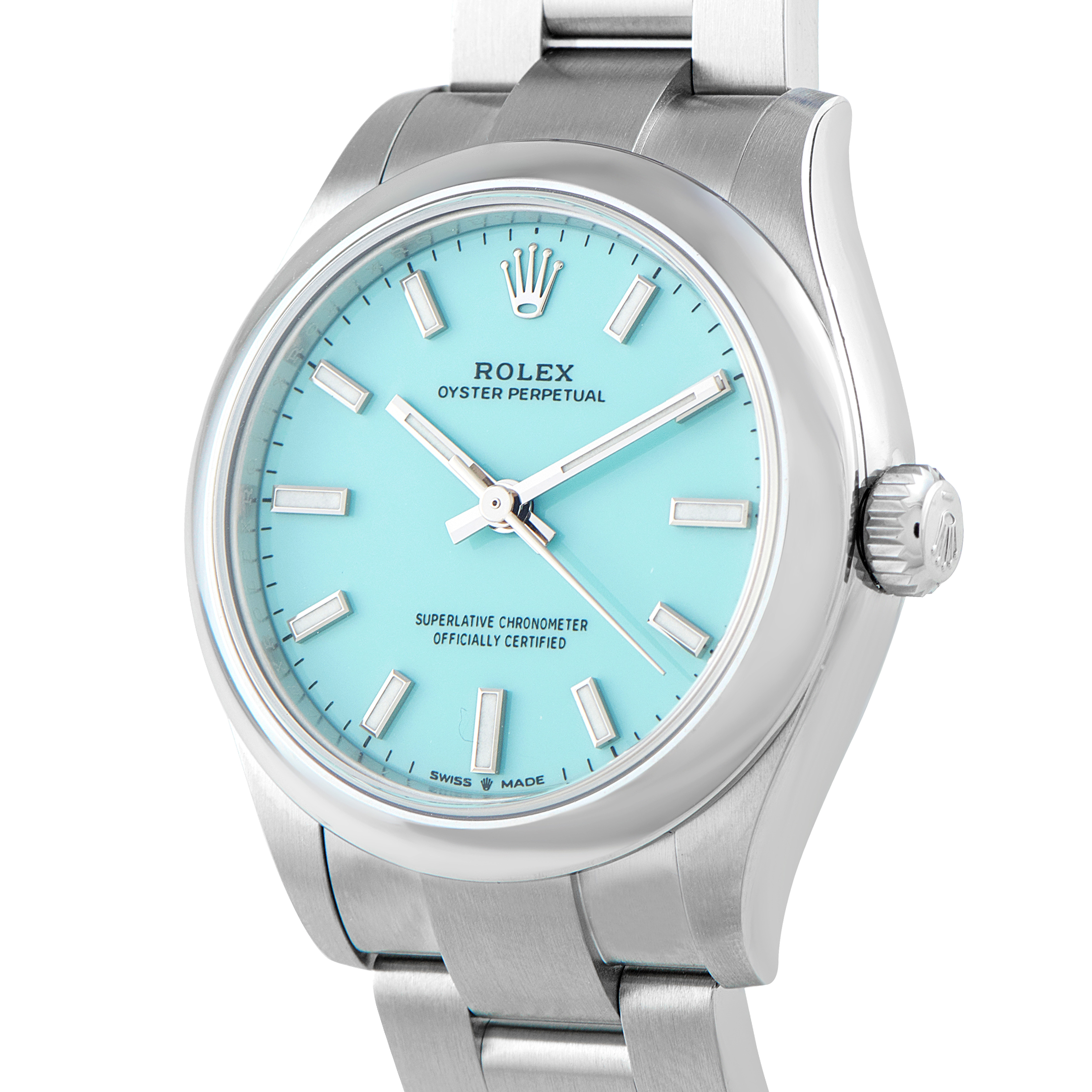 Rolex Oyster Perpetual 31 Turquoise Dial Steel Watch 277200 - Image 2