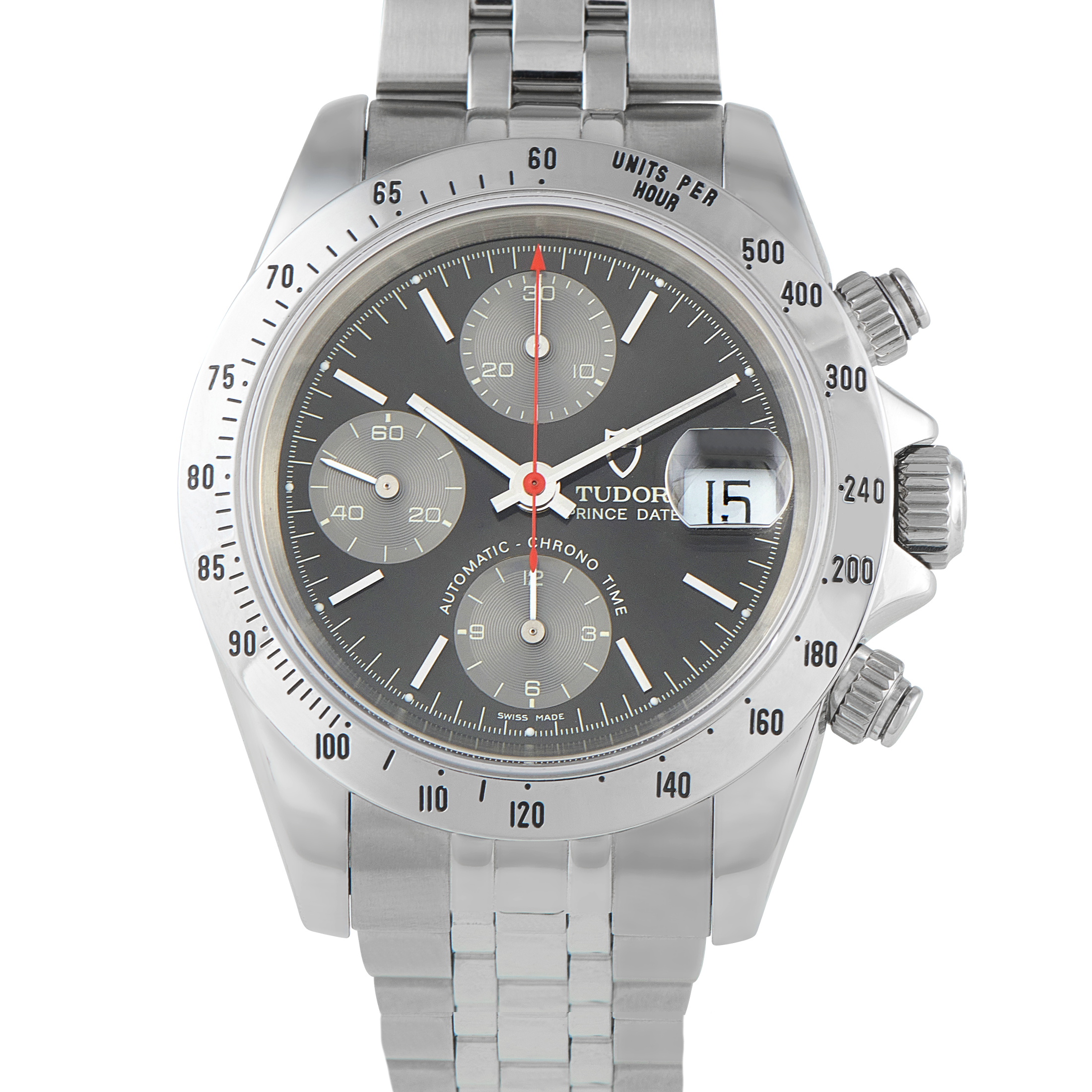 Tudor Prince Date Chronograph Steel Watch 79280P