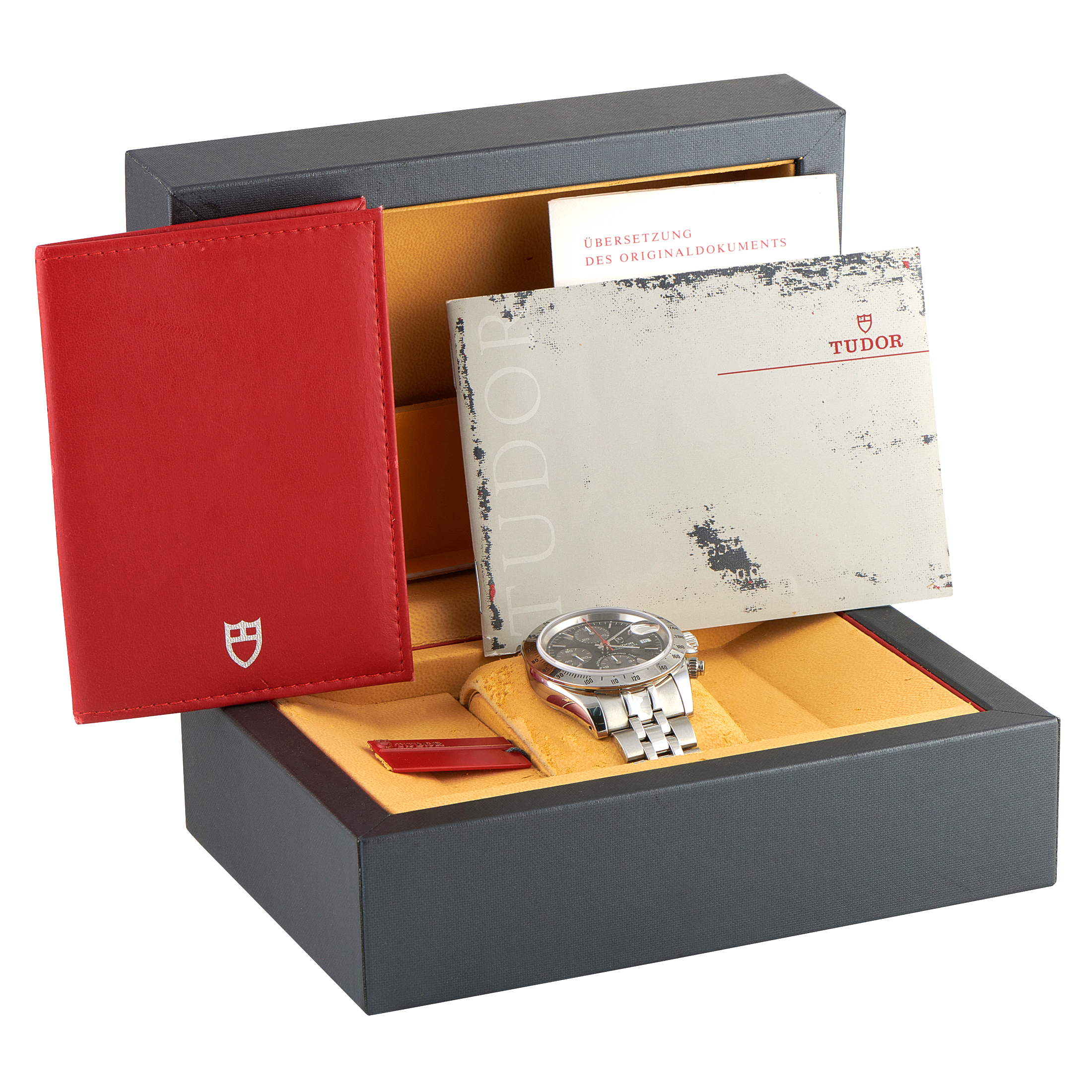 Tudor Prince Date Chronograph Steel Watch 79280P - Image 5