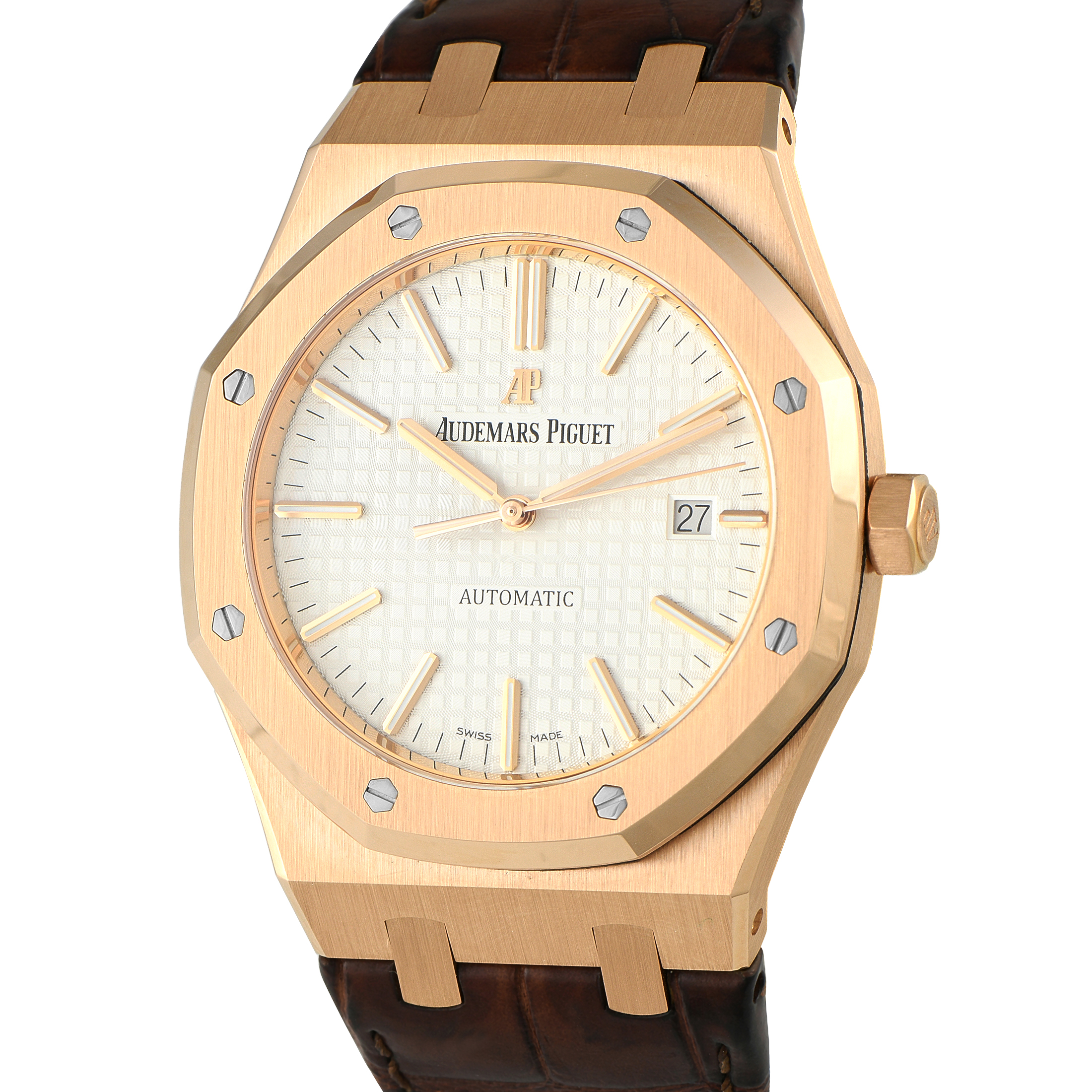 Audemars Piguet Royal Oak Pink Gold Watch 15400or.oo.d088cr.01 - Image 2