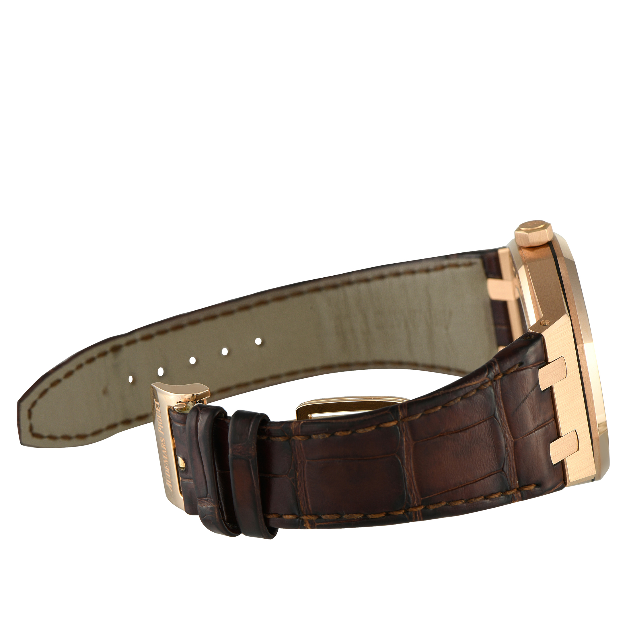 Audemars Piguet Royal Oak Pink Gold Watch 15400or.oo.d088cr.01 - Image 4