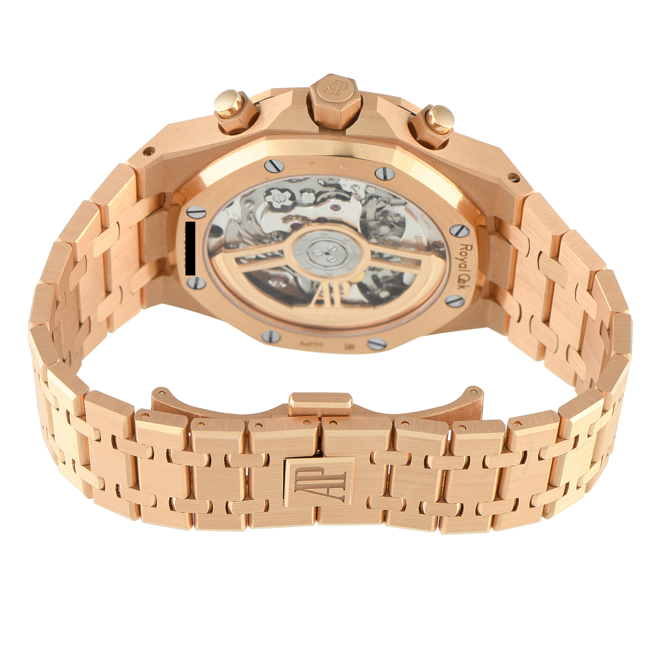 Audemars Piguet Royal Oak Chronograph Khaki Dial Rose Gold Watch 26240or.oo.1320or.08 - Image 4
