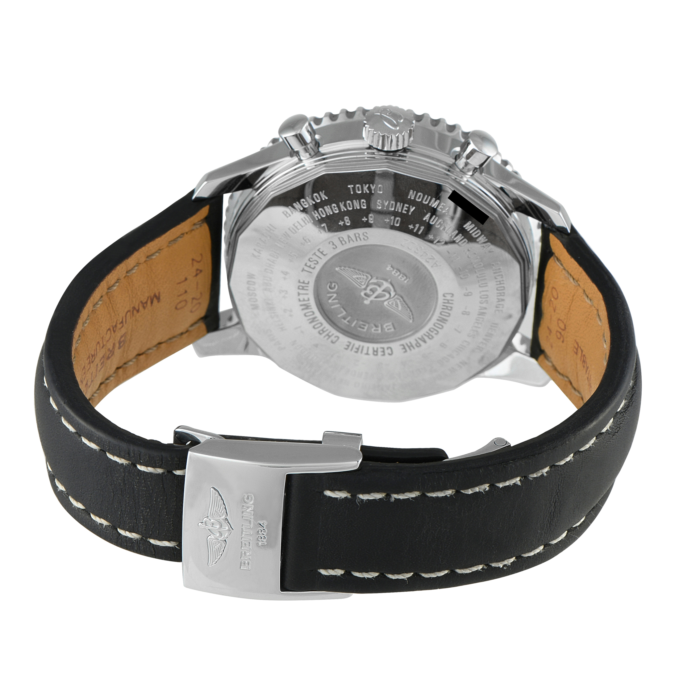 Breitling Navitimer World Chronograph GMT Steel Watch A2432212/B726 - Image 4