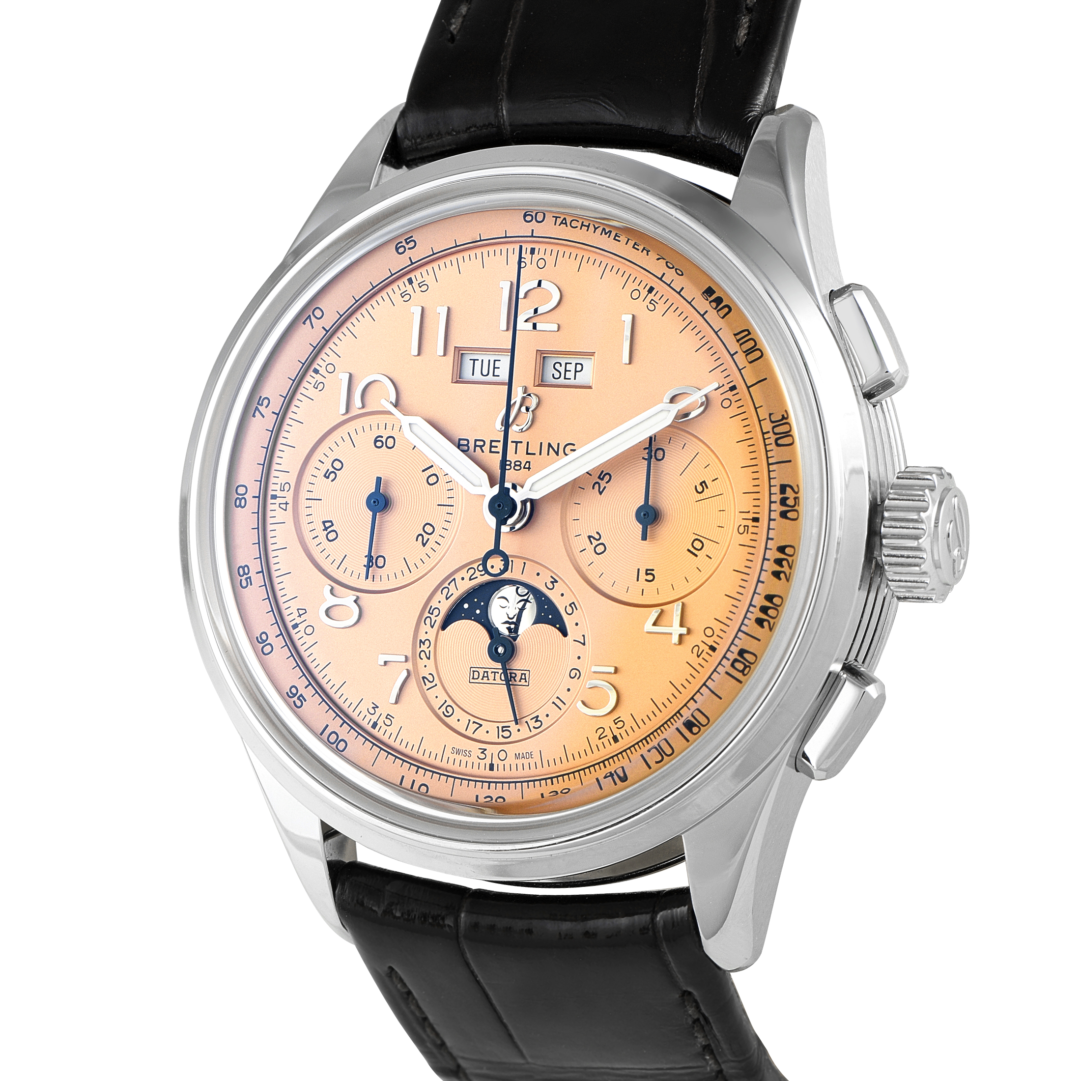 Breitling Premier B25 Datora Chronograph Steel Watch AB2510201K1P1 - Image 2