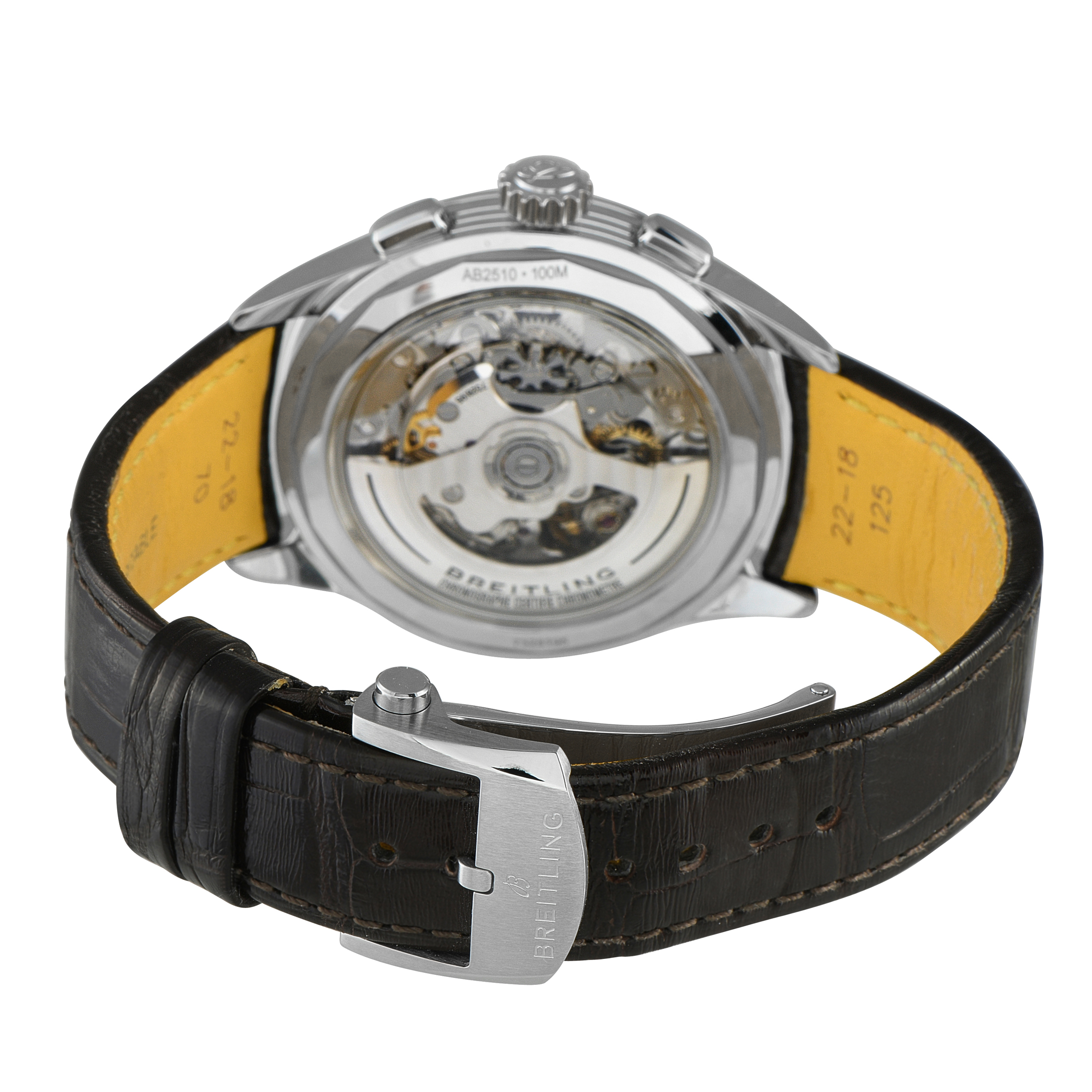 Breitling Premier B25 Datora Chronograph Steel Watch AB2510201K1P1 - Image 4