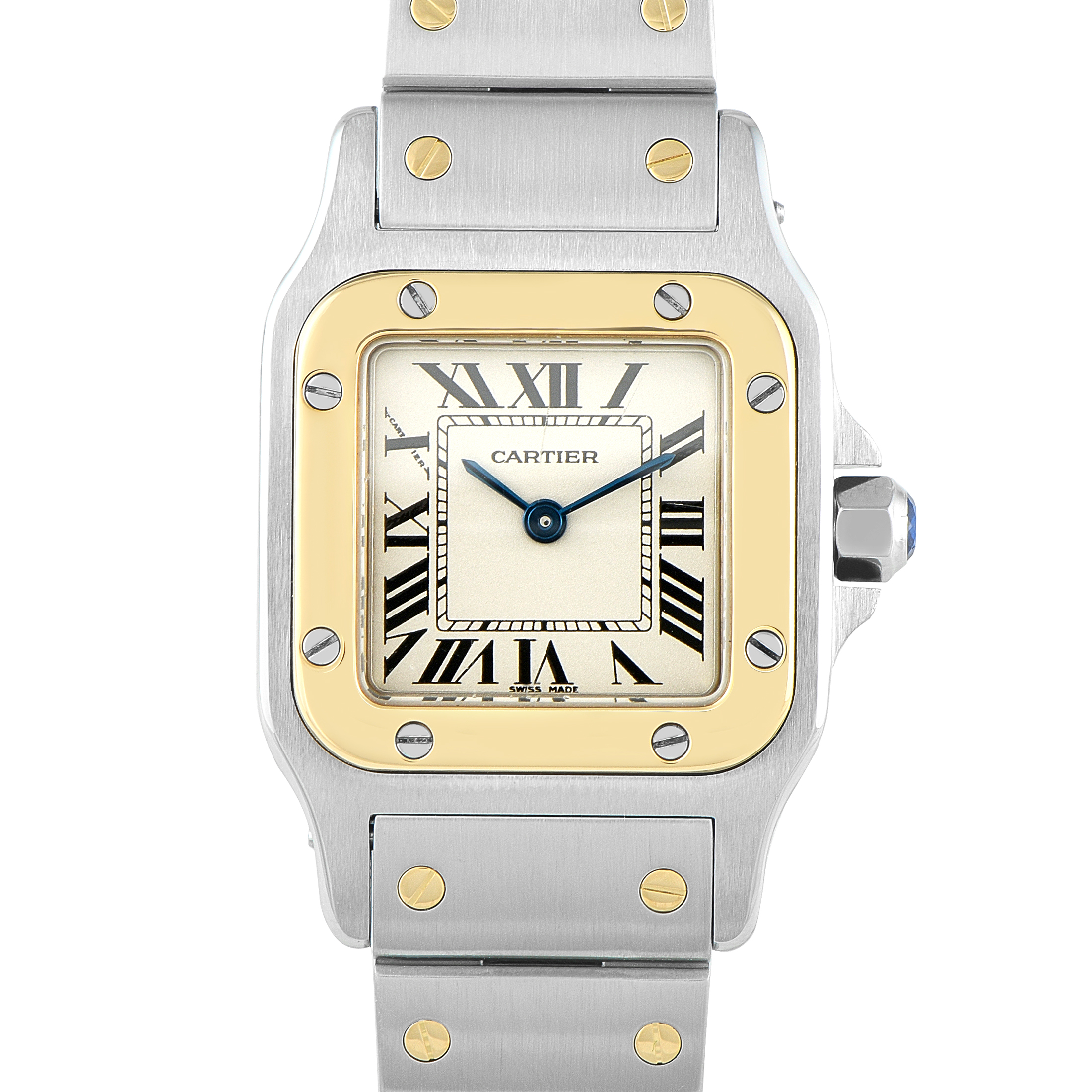Cartier Santos Galbée Two-Tone Quartz Watch W20012C4