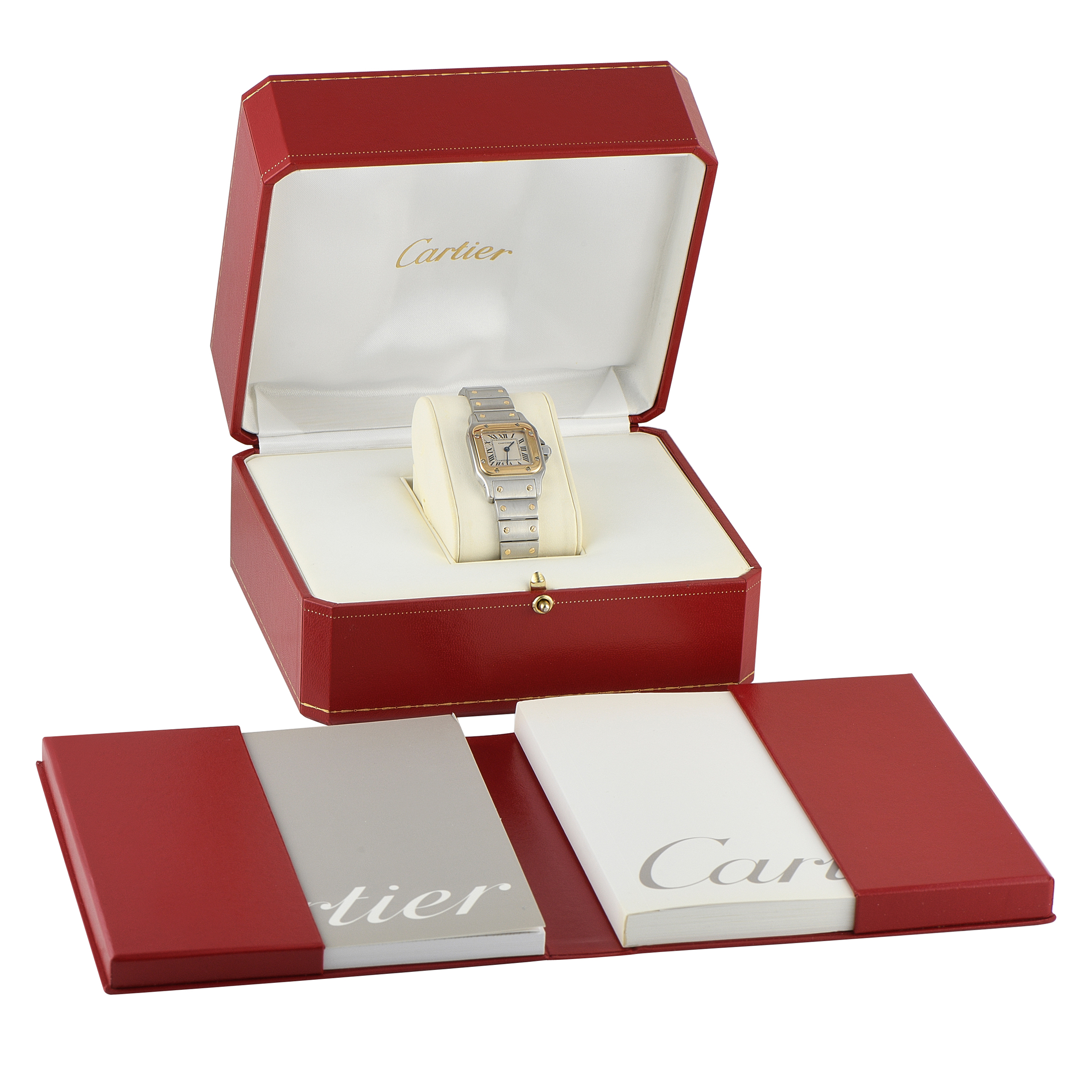 Cartier Santos Galbée Two-Tone Quartz Watch W20012C4 - Image 5