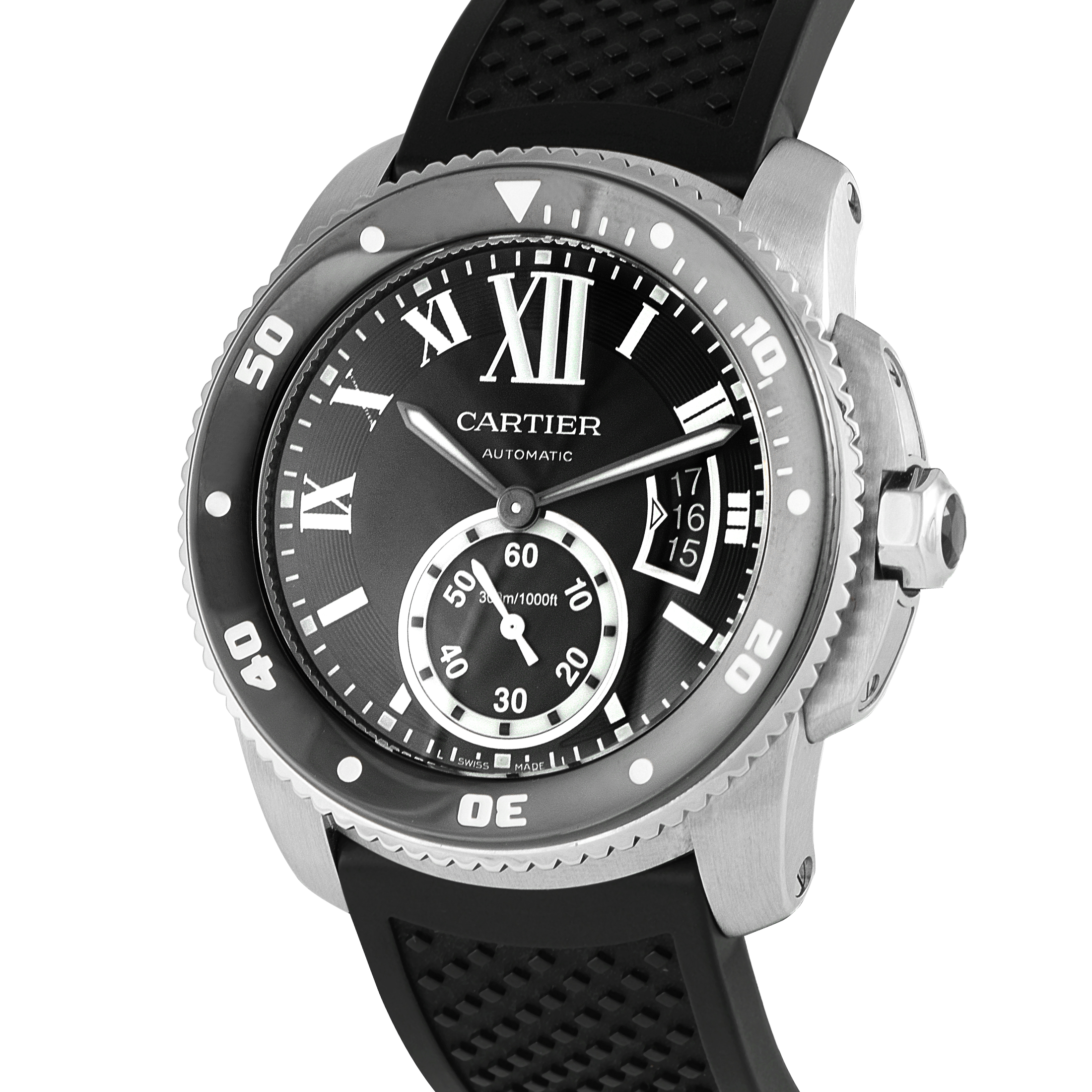 Cartier Calibre Steel Diver's Watch W7100056 - Image 2
