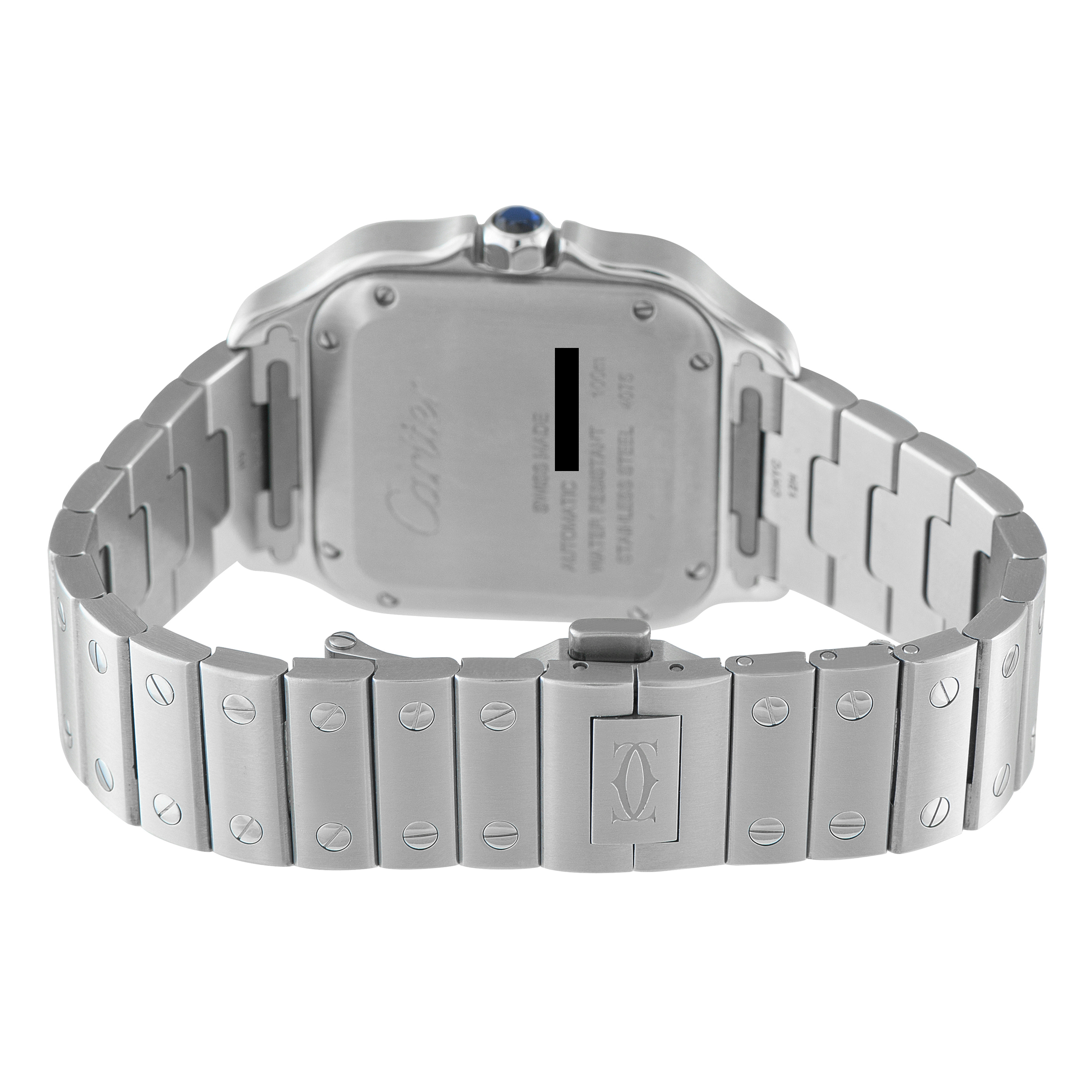 Cartier Santos de Cartier Silvered Opaline Dial Watch wssa0010 - Image 4