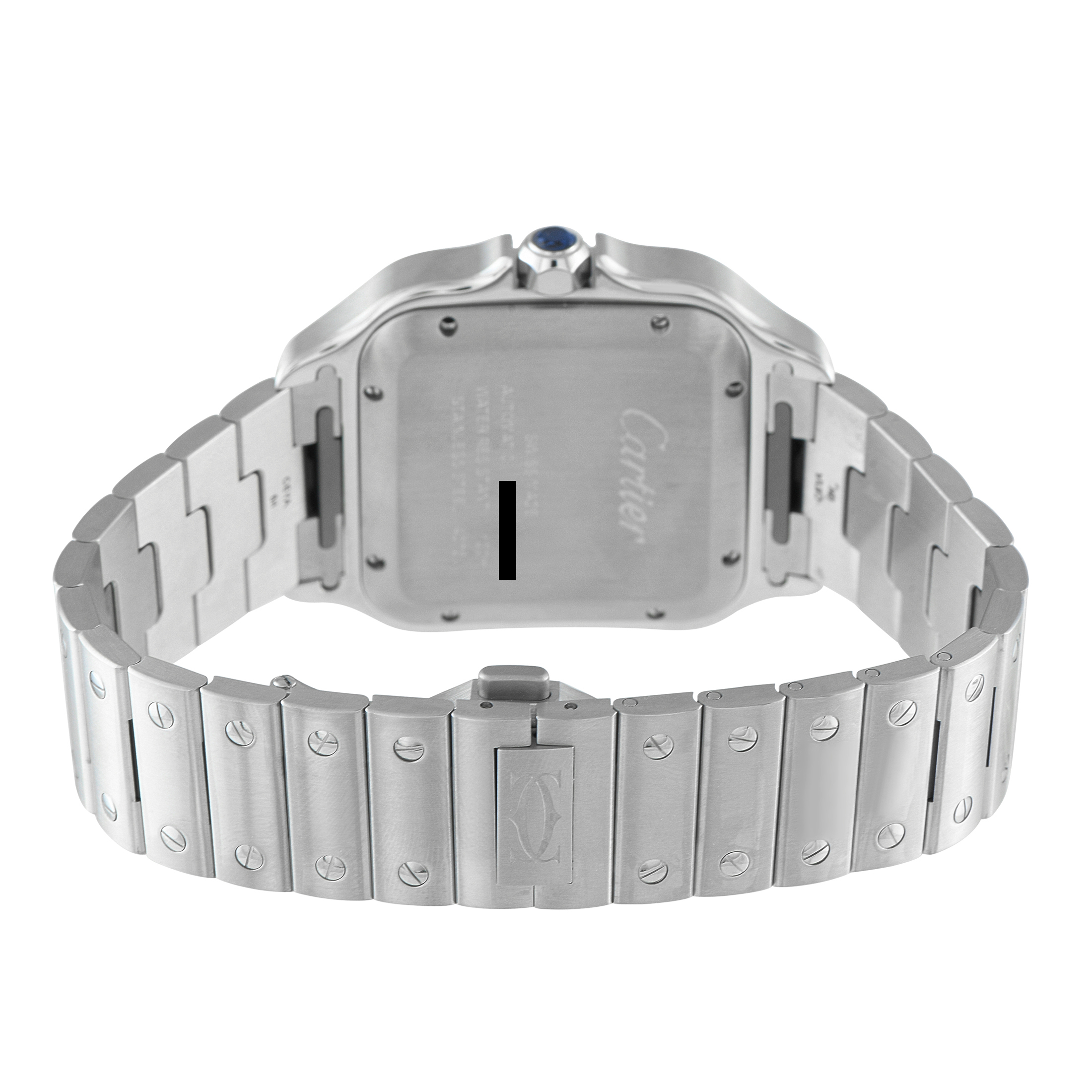 Cartier Santos Large Model Steel Watch WSSA0030 - Image 4
