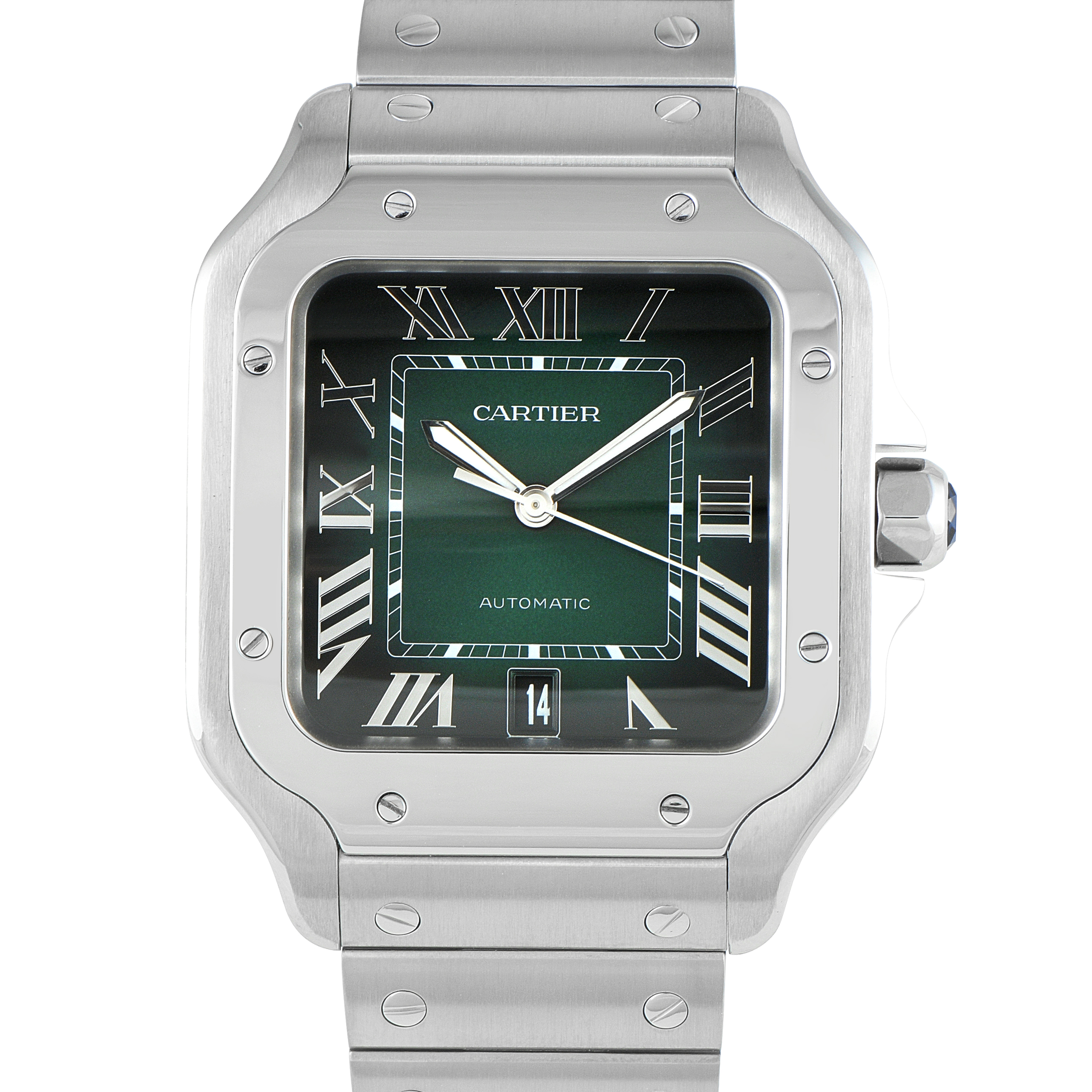 Cartier Santos Large Model Steel Watch WSSA0062