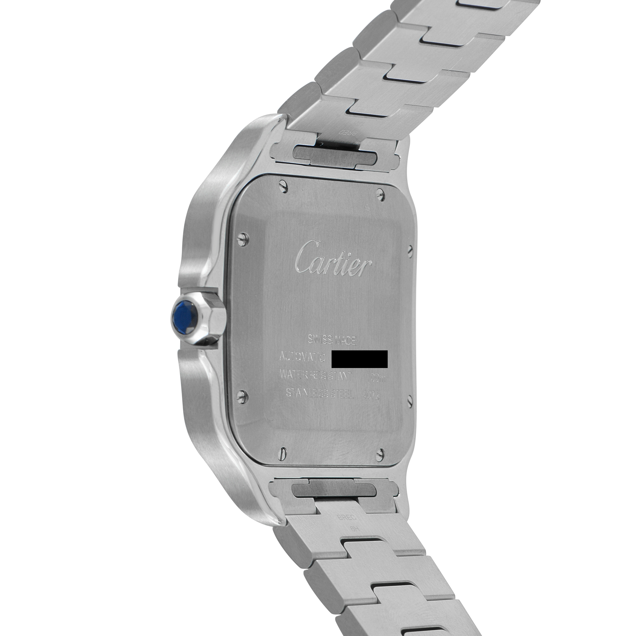 Cartier Santos Large Model Steel Watch WSSA0062 - Image 3
