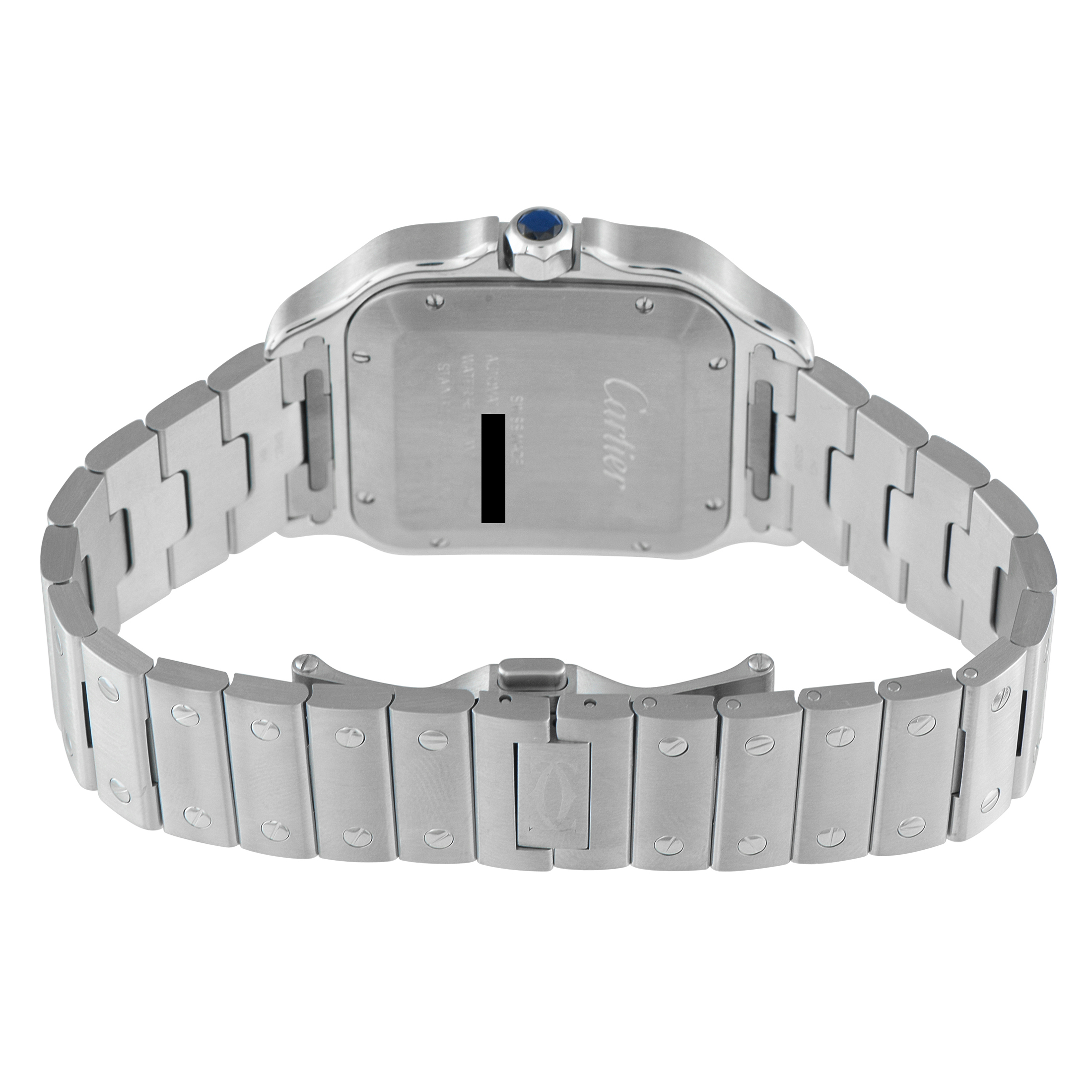 Cartier Santos Large Model Steel Watch WSSA0062 - Image 4