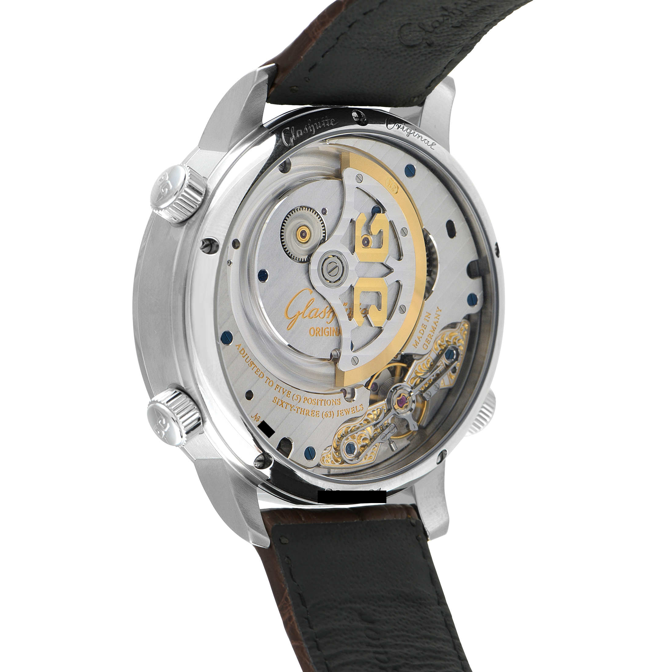 Glashutte Original Senator Cosmopolite Dual Time Steel Watch 1-89-02-03-02-64 - Image 3